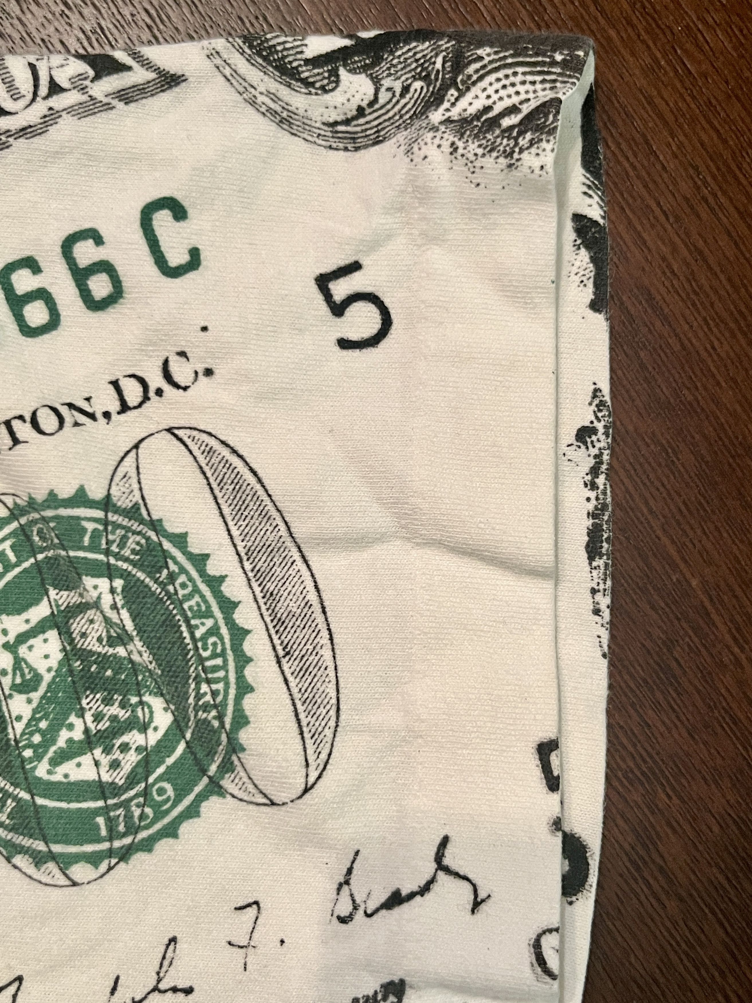 Vintage Vintage 1990 Hundred Dollar Bill AOP Single Stitch USA L Size US L / EU 52-54 / 3 - 8 Thumbnail