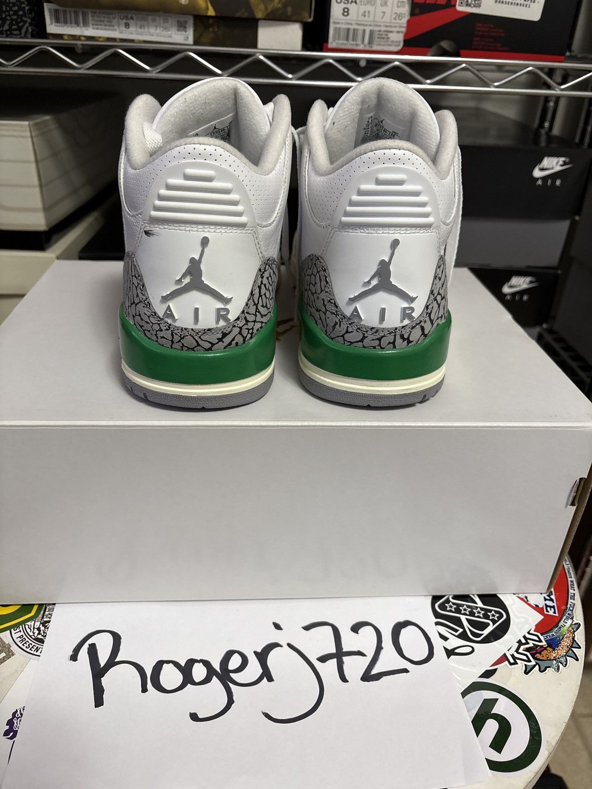 Jordan Brand Lucky Green Jordan 3s ( Men size 8 ) Size US 8 / EU 41 - 2 Thumbnail
