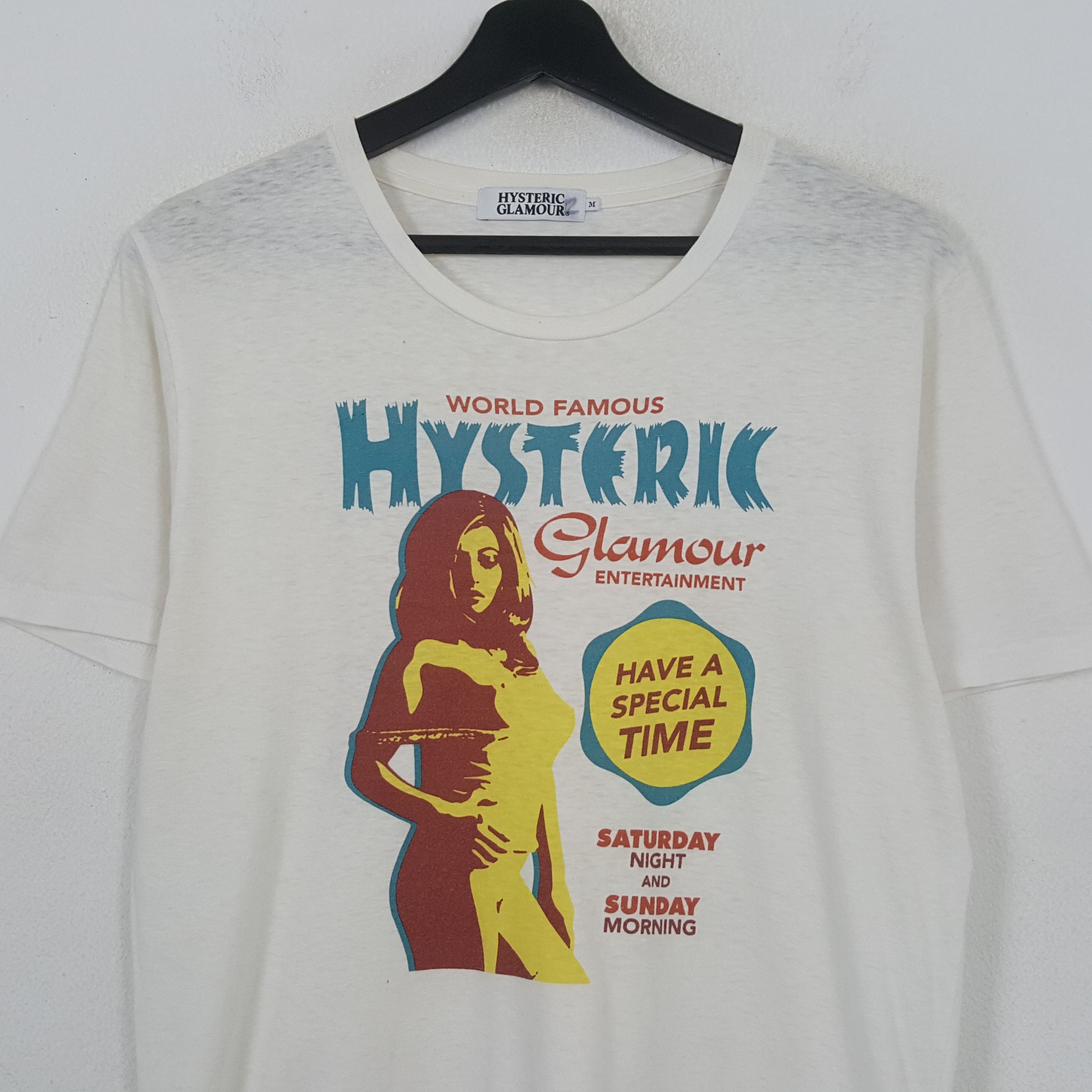 Hysteric Glamour Hysteric Glamour Japanese Brand Tshirt RR8 Size US M / EU 48-50 / 2 - 2 Thumbnail