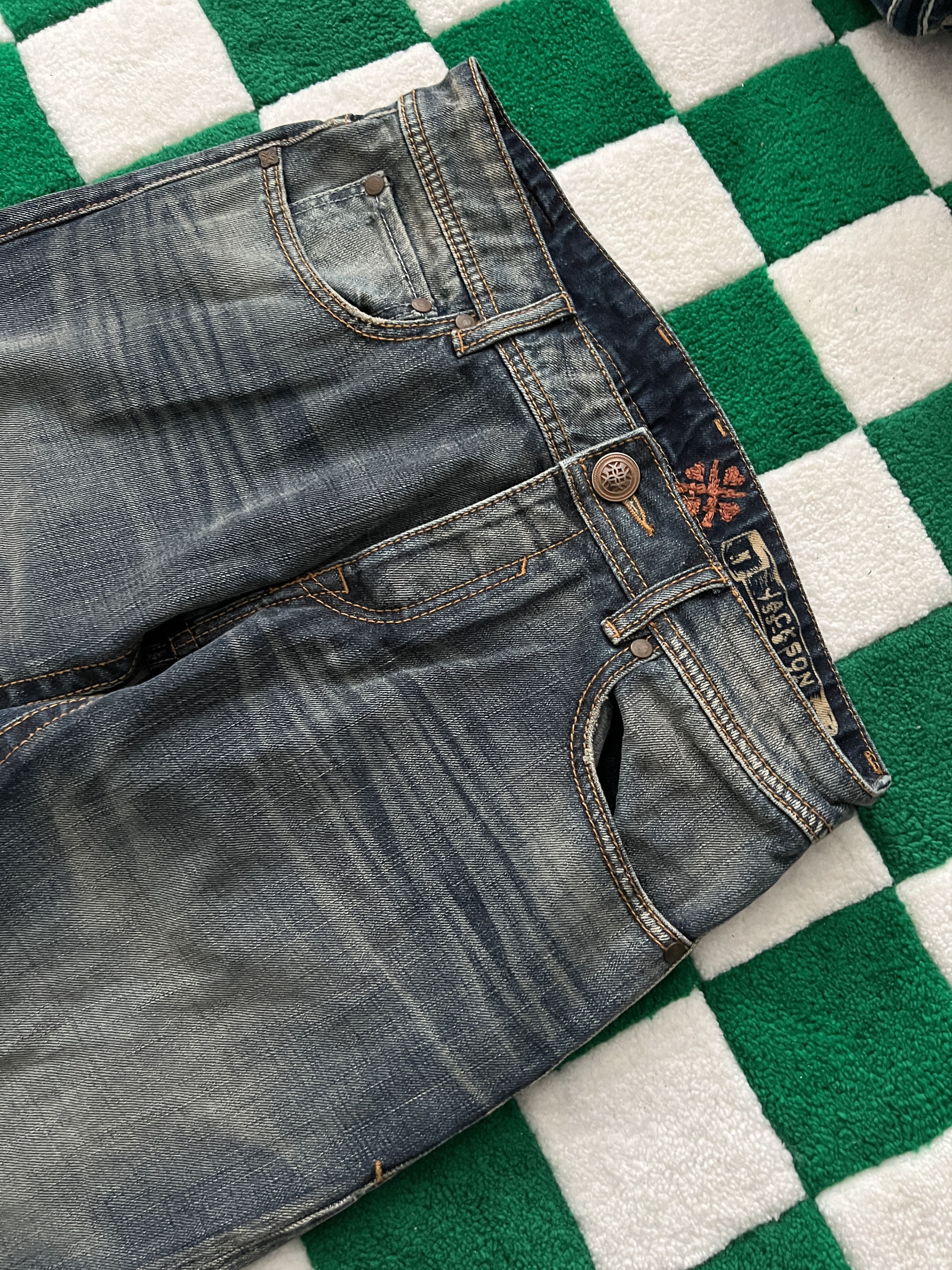 Japanese Brand Vintage Y2K Tribeca New York Japanese Denim Jeans Size US 30 / EU 46 - 7 Thumbnail