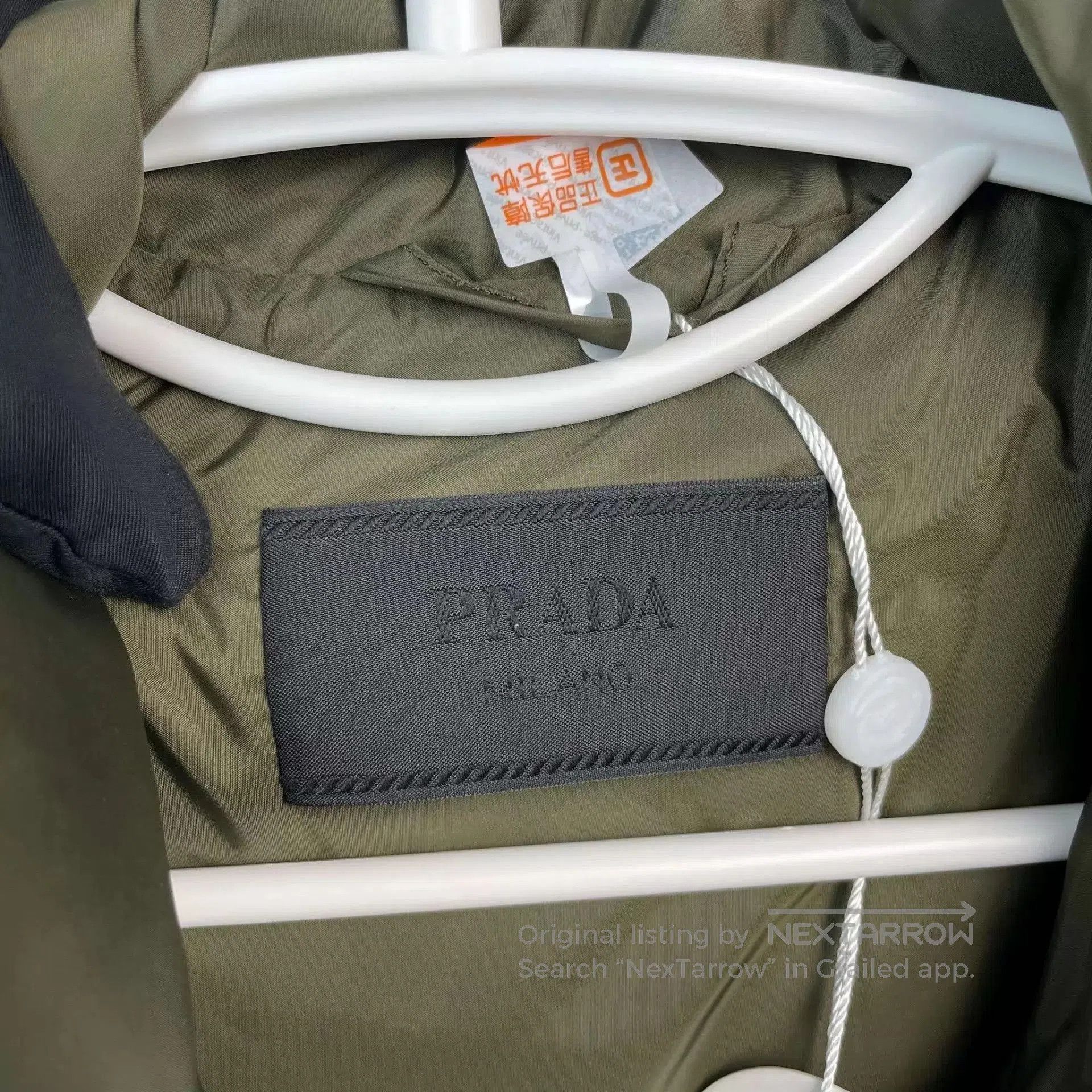 Prada Green Puffer Jacket Size L. Size US L / EU 52-54 / 3 - 4 Thumbnail