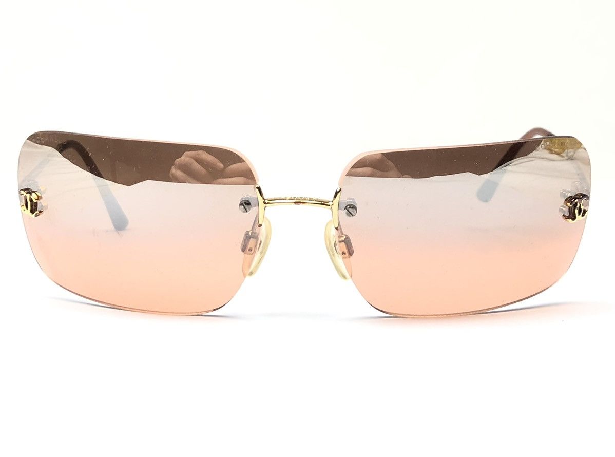 Chanel Chanel CC sunglasses gold Size ONE SIZE - 1 Thumbnail