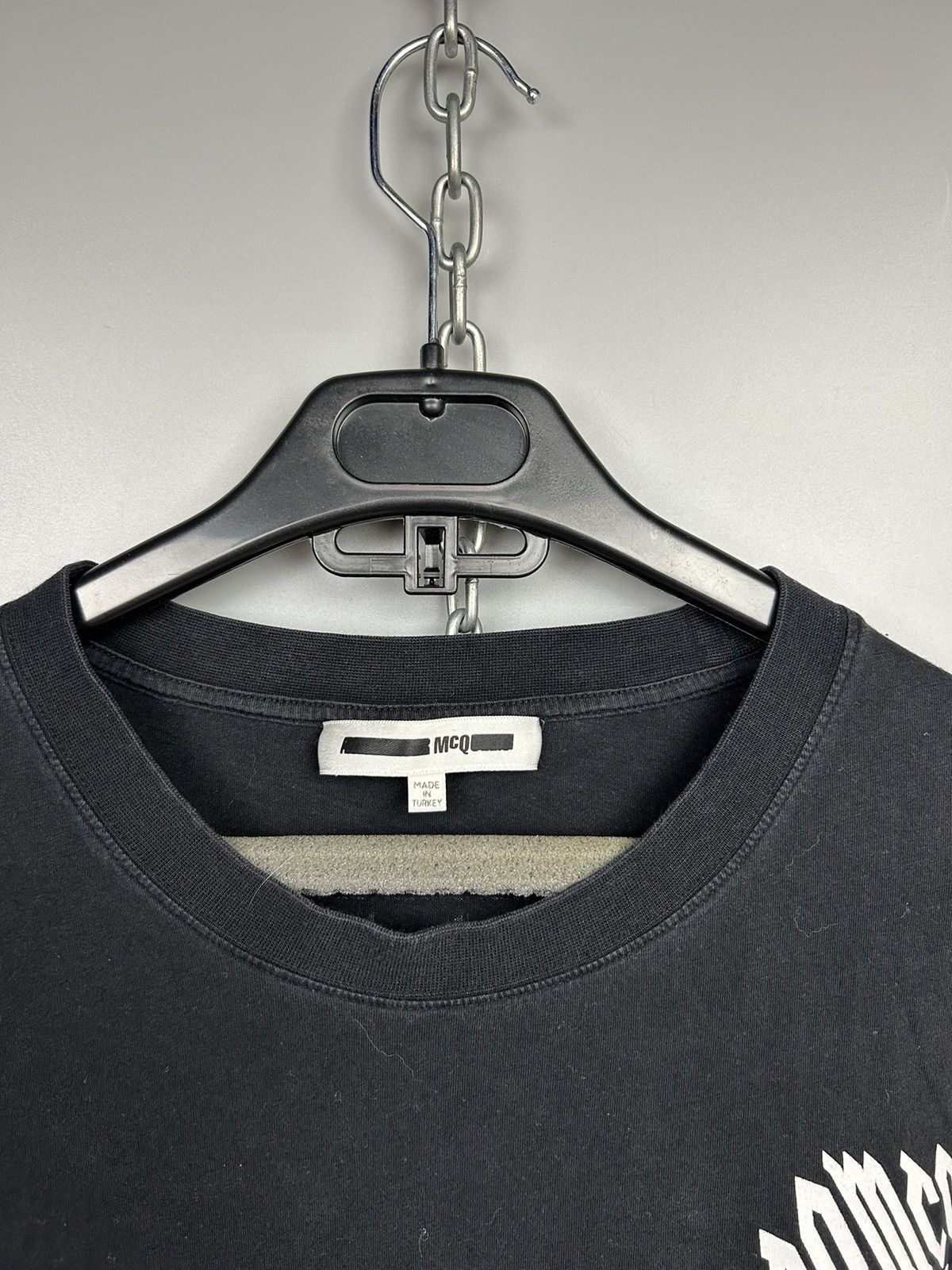Alexander McQueen Alexander McQueen T shirt Black Logo Size US XL / EU 56 / 4 - 3 Thumbnail