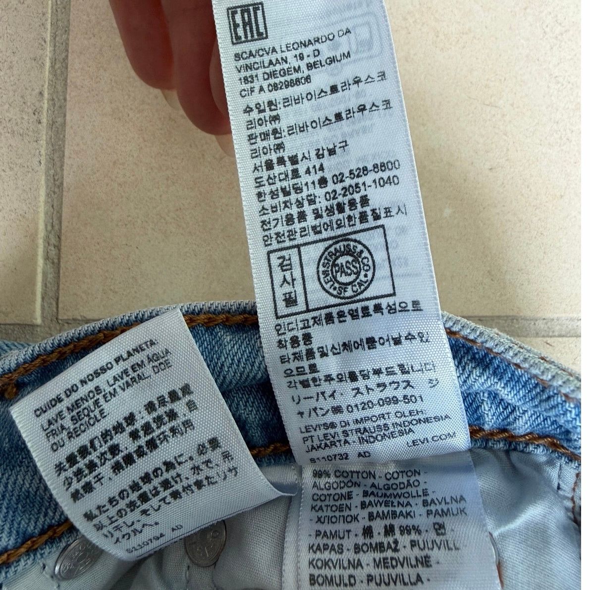 Levi's Levi’s Premium Wedgie Straight Jeans W23 L28 Size 23" - 5 Thumbnail