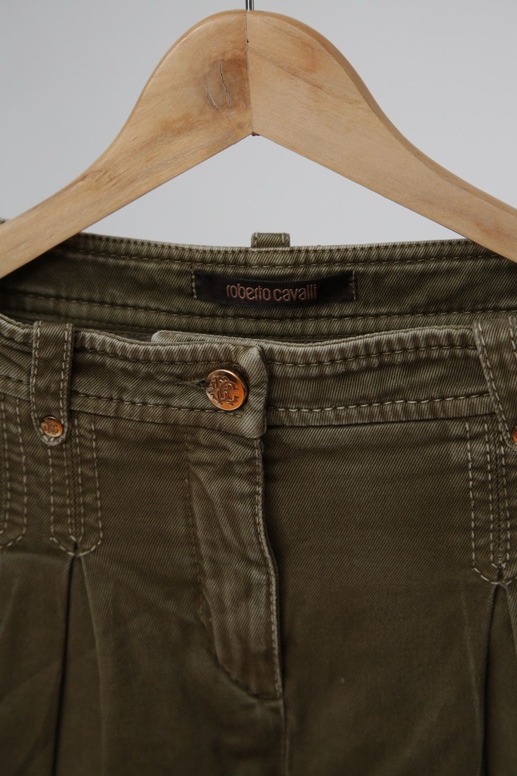 Just Cavalli × Roberto Cavalli × Vintage Vintage Just Cavalli Cargo Military Utility Pants Size US 28 / EU 44 - 2 Thumbnail