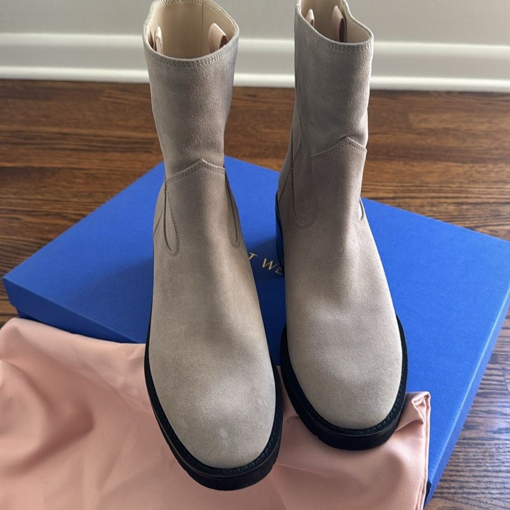 Stuart Weitzman Stuart Weitzman Boulevard Suede Pull On Bootie. New, in box Size US 9.5 / IT 39.5 - 2 Thumbnail