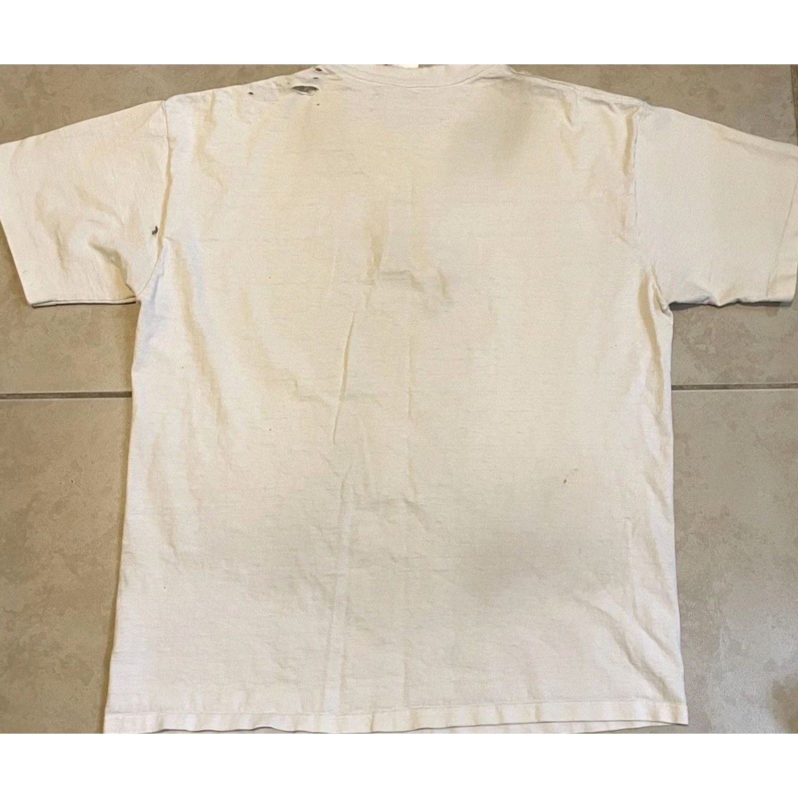Thrasher VINTAGE 90s Hawaii Humuhumunukunukuapuaʻa Thrashed Faded Distressed White XL T-Shirt Mens Casual Beach Surf Grunge OP Size US XL / EU 56 / 4 - 2 Thumbnail