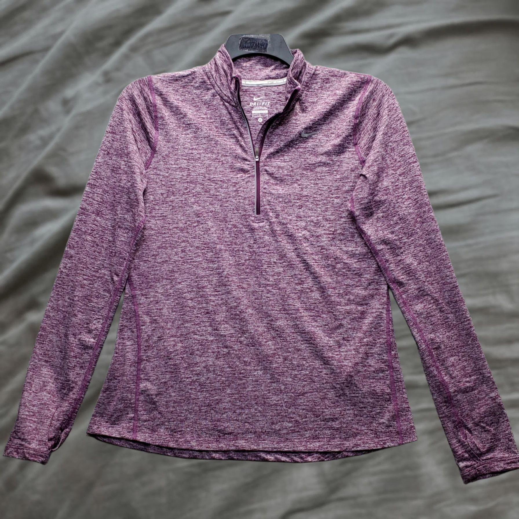 Nike Nike Womens 1/4 Zip Pullover Casual Running Dri-Fit Space Dye M Multicolor Long Sleeve Size M / US 6-8 / IT 42-44 - 1 Thumbnail