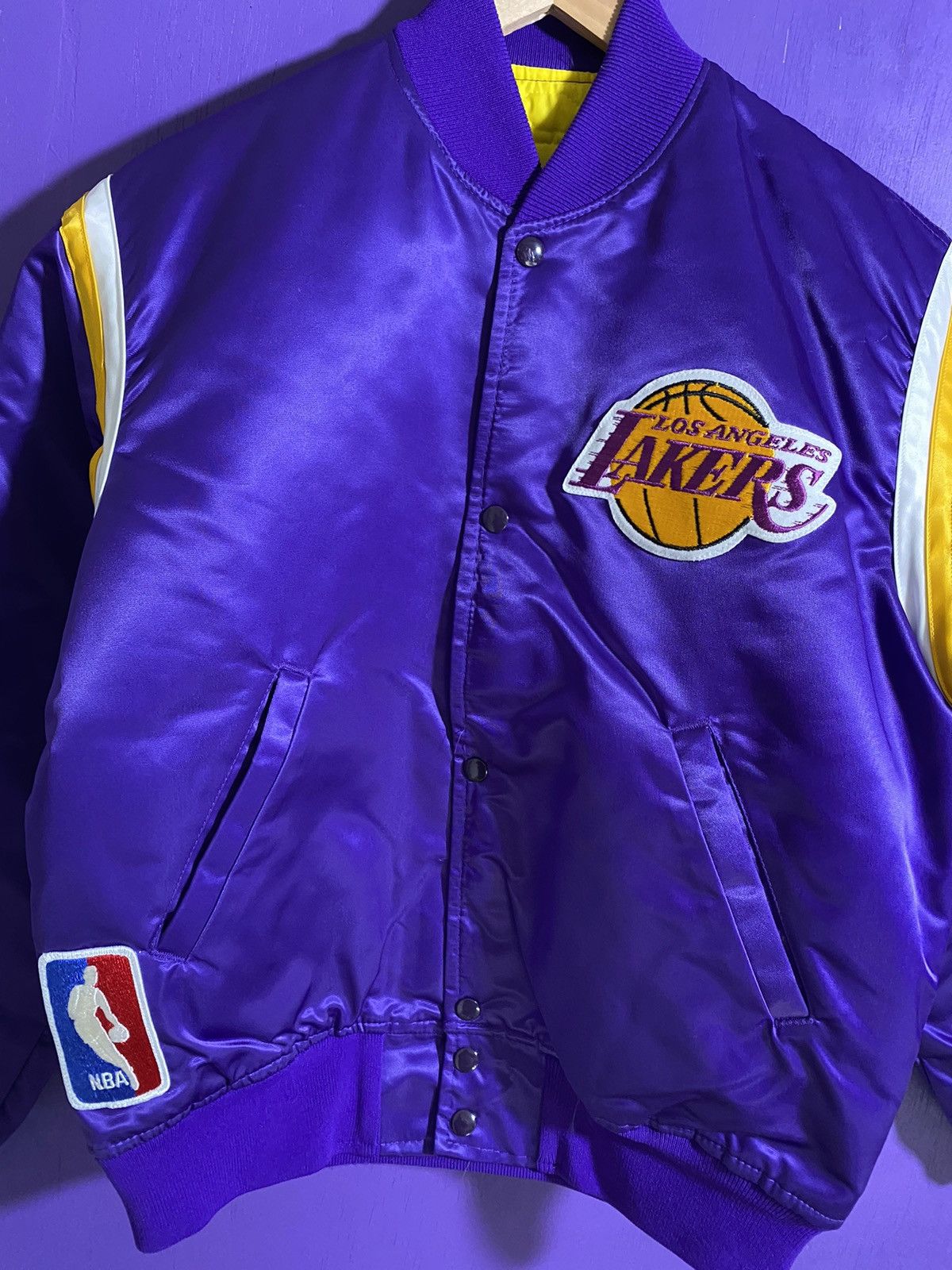 Vintage 80s/90s Starter Los Angeles Lakers satin jacket