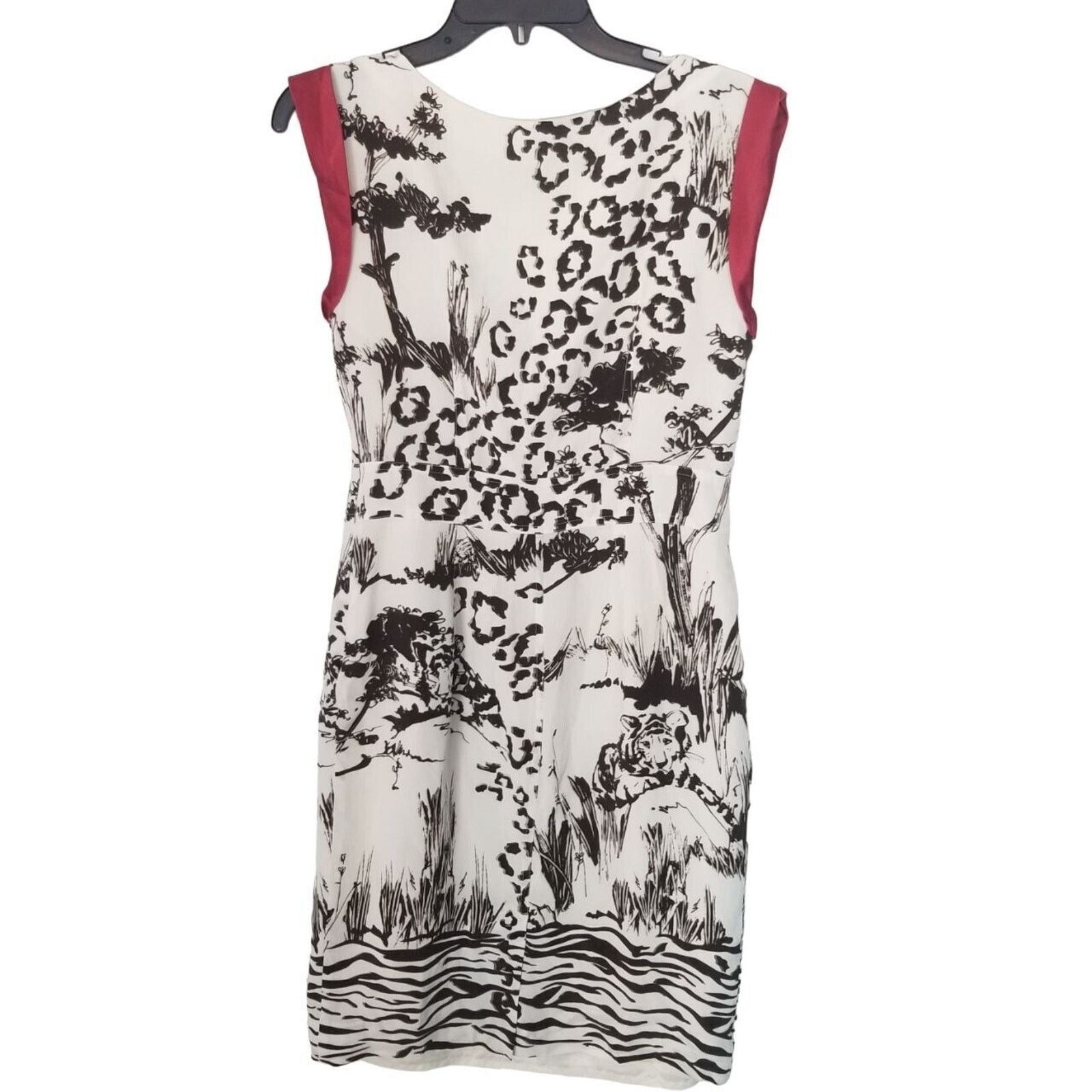 Alberta Ferretti Philosophy Di Alberta Ferretti Womens 100% Silk Animal Print Size M / US 6-8 / IT 42-44 - 9 Thumbnail