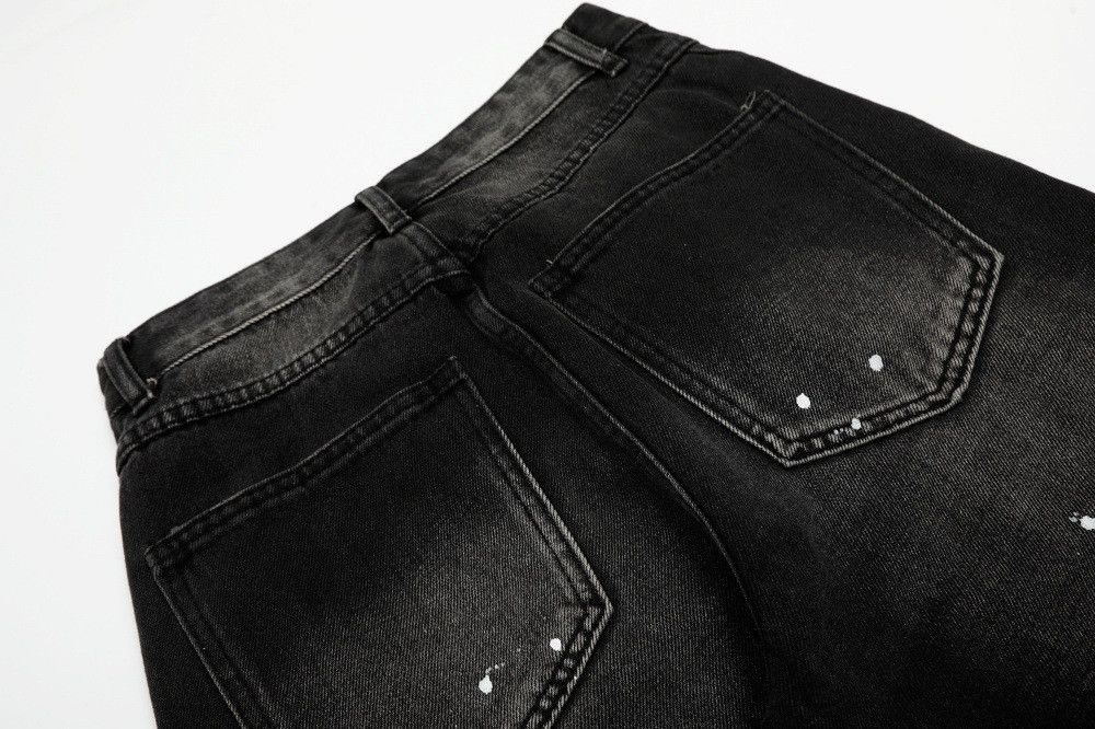 Jean American punk paint splashed distressed washed jeans Size US 32 / EU 48 - 5 Thumbnail