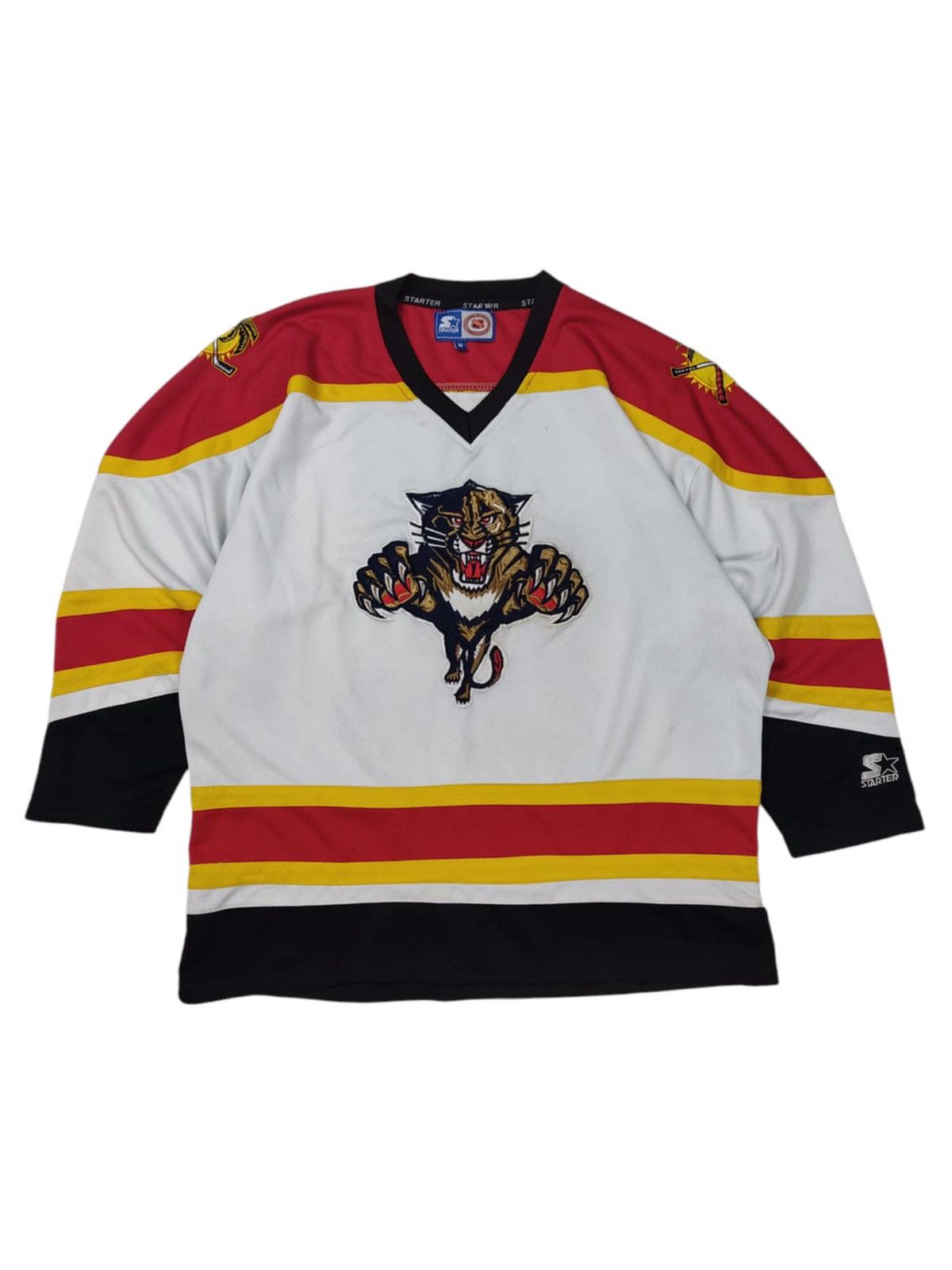 NFL × Starter × Vintage VINTAGE 90s Starter Floridal Panthers Hockey Jersey Size US M / EU 48-50 / 2 - 1 Thumbnail