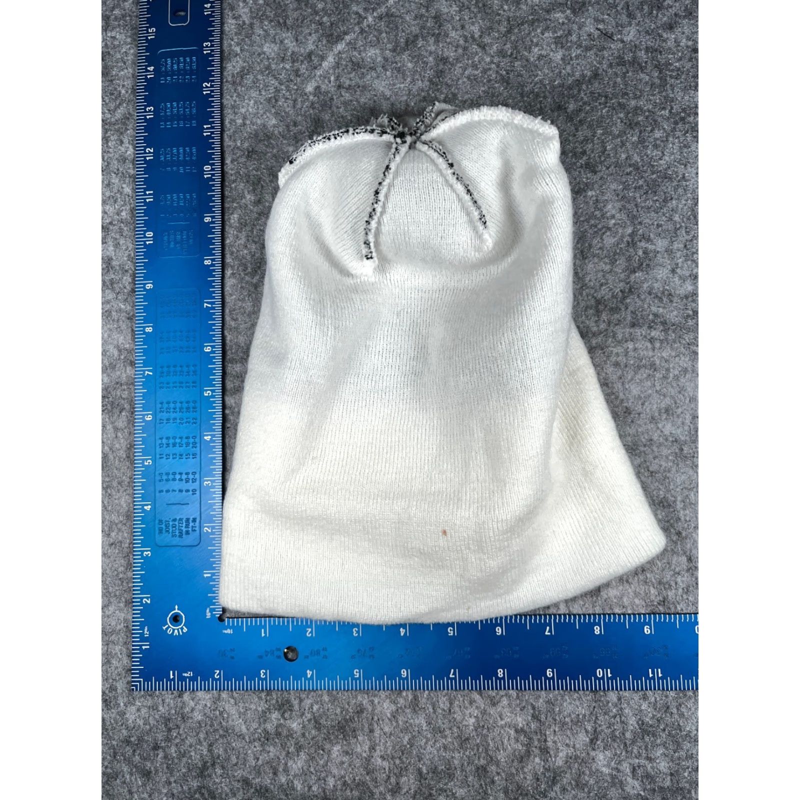 Vintage Be A Good Person Beanie Adult One Size White Knit Acrylic Ski Cap Unisex Size ONE SIZE - 6 Thumbnail