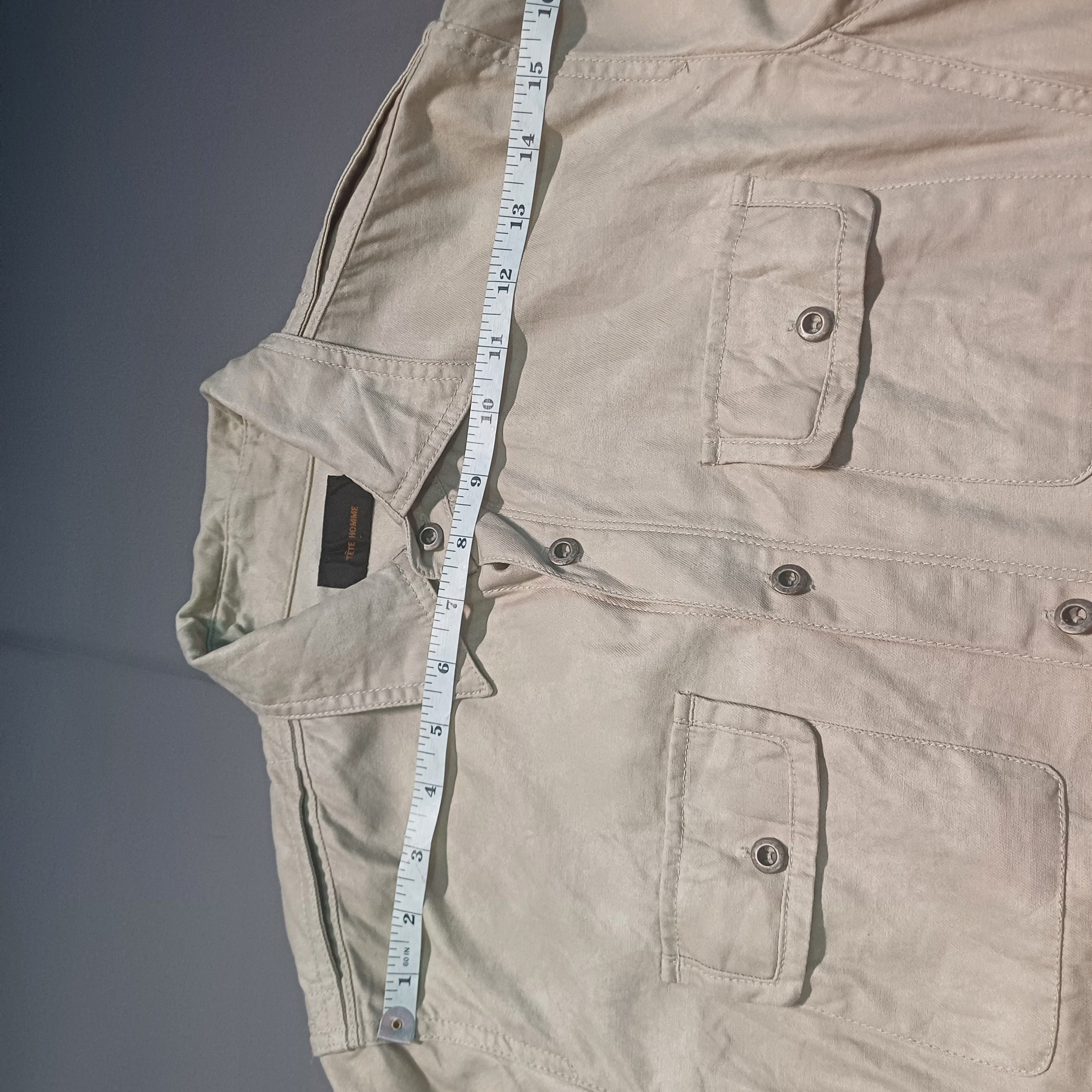 Issey Miyake Issey Miyake Tete Homme Button Shirt Vkei Style Size US S / EU 44-46 / 1 - 11 Thumbnail