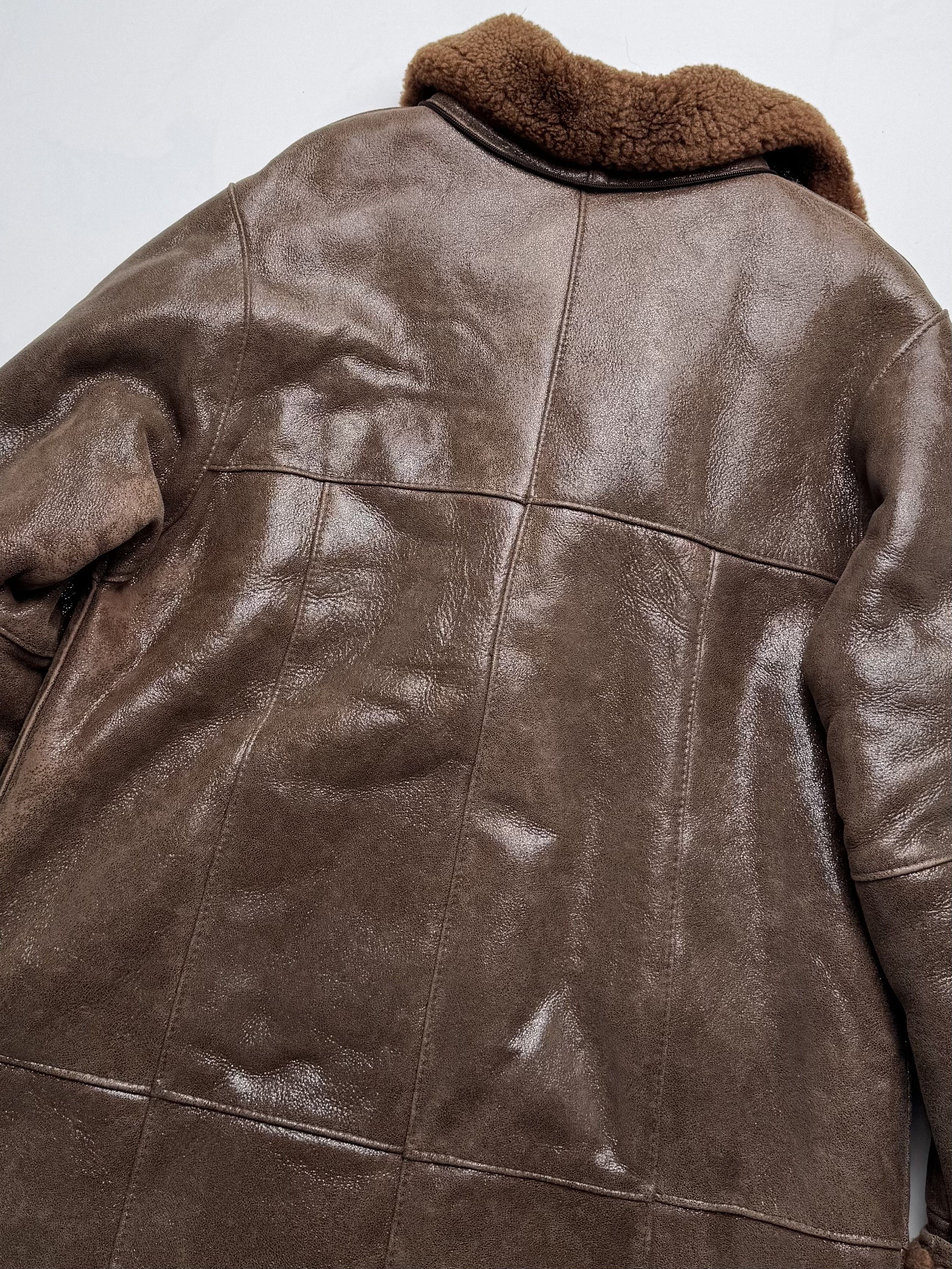 Vintage Vintage Glittered Real Sheepskin Coat B8(V410)E2 Size XL / US 12-14 / IT 48-50 - 9 Thumbnail