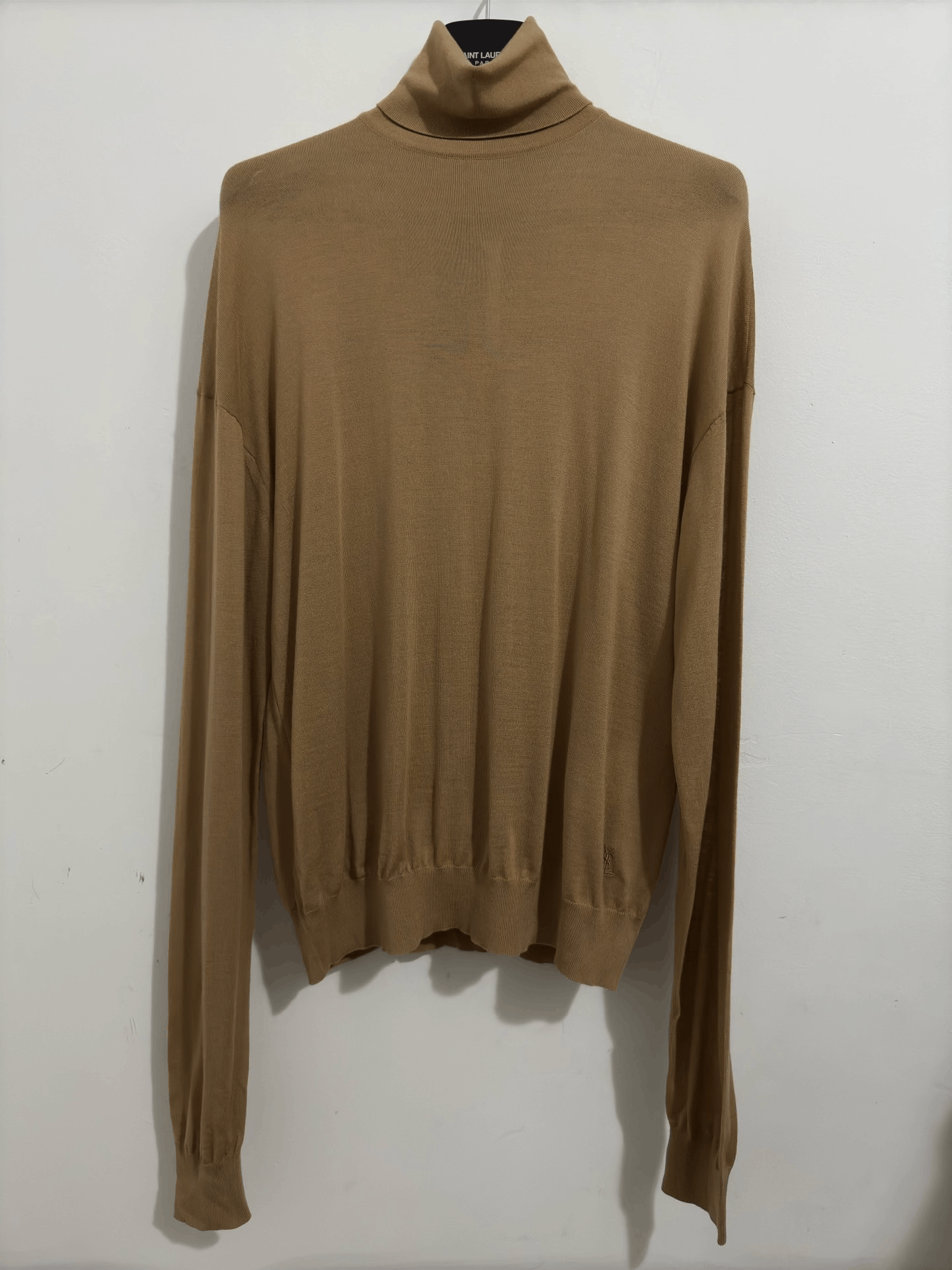 Saint Laurent Paris Saint Laurent High Neck Wool Sweater Size S / US 4 / IT 40 - 1 Thumbnail