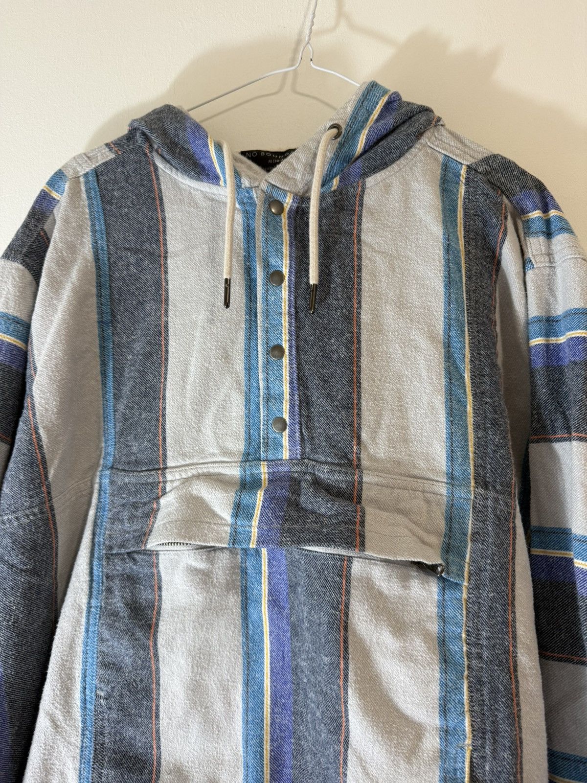 Vintage Vintage baja striped hoodie surfwear Size US M / EU 48-50 / 2 - 2 Thumbnail