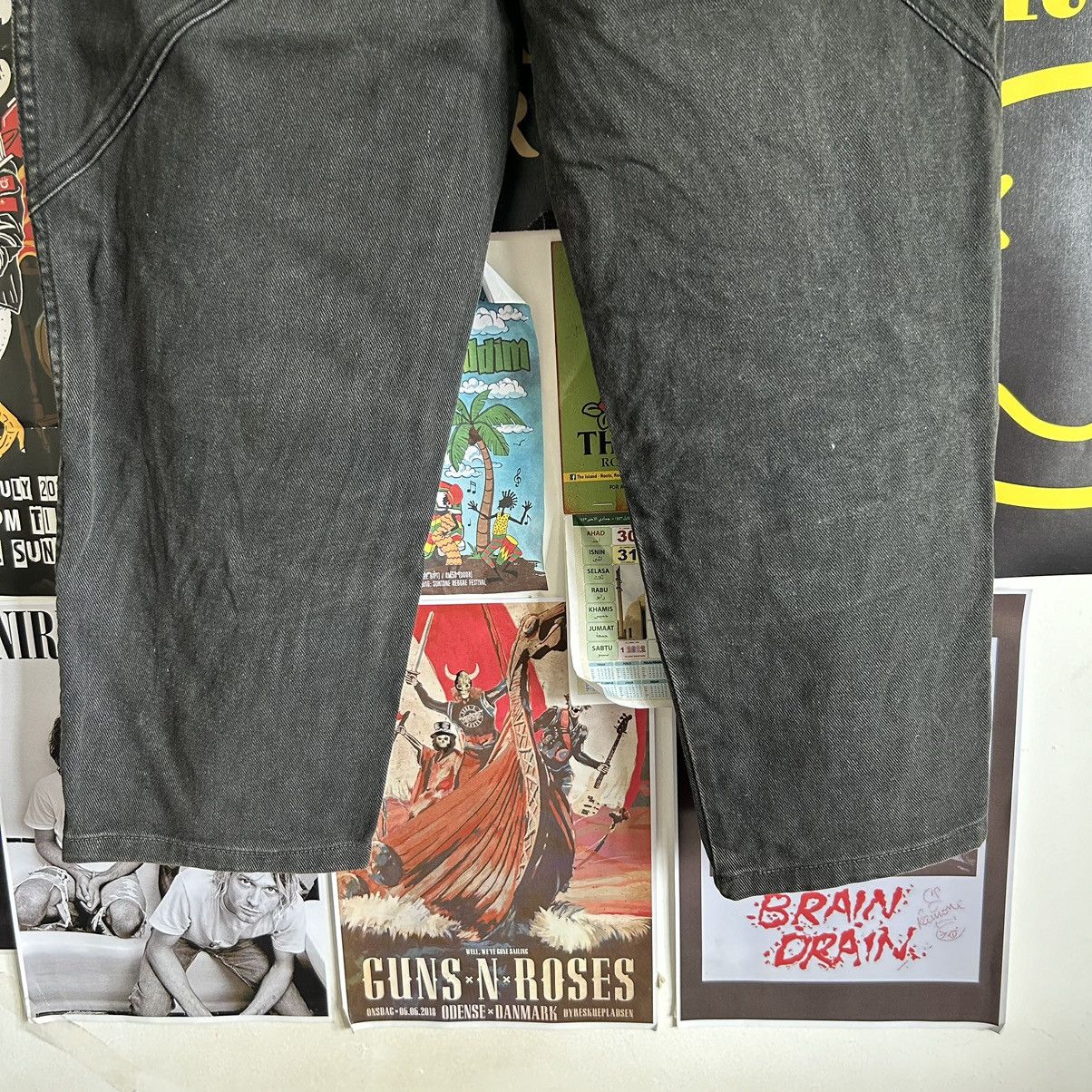 Japanese Brand Vintage Sanjego Faded Black Baggy Jeans Size US 29 - 10 Thumbnail