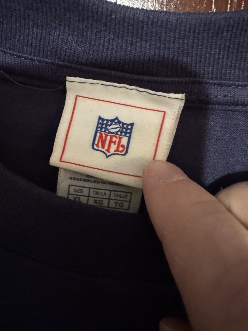 The Unbranded Brand New England Patriots T-Shirt Men XL Blue New Without Tags Size US XL / EU 56 / 4 - 4 Thumbnail