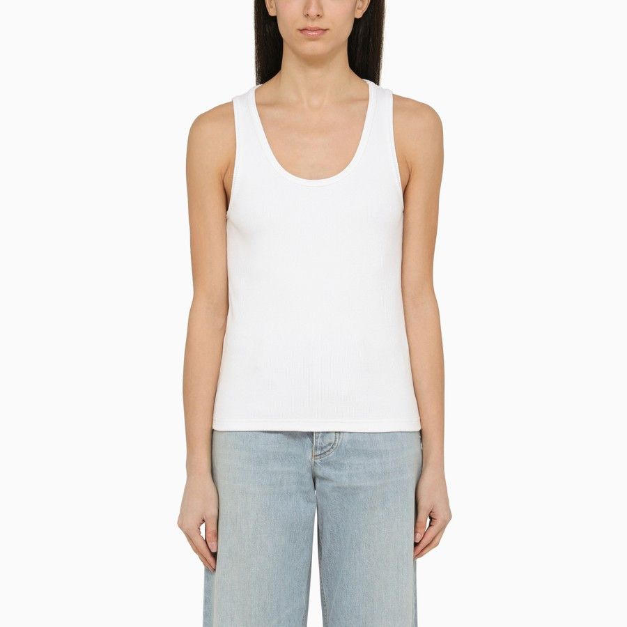 Bottega Veneta o1d2blof0824 Vest in White Size S / US 4 / IT 40 - 1 Thumbnail