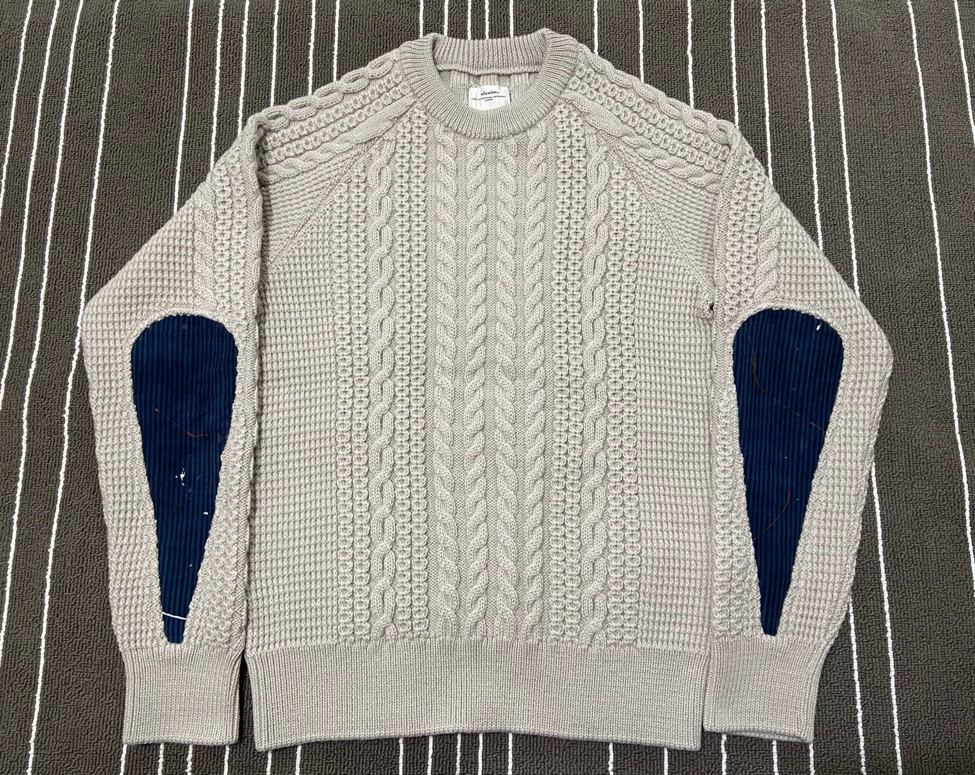 Visvim visvim 19aw fisherman camble knit Water drop sweater Size US M / EU 48-50 / 2 - 1 Thumbnail