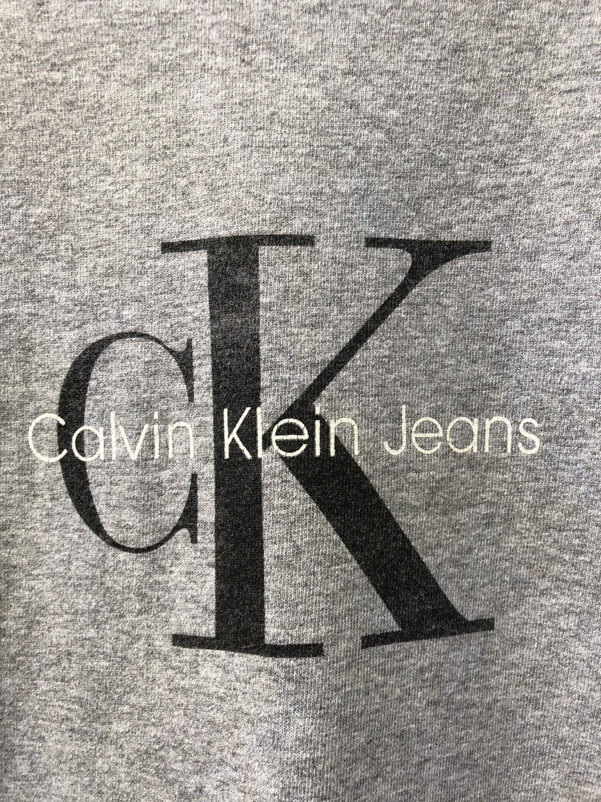 Calvin Klein × Vintage Vintage 90s Baggy Calvin Klein Jeans Centre Logo Tee Size US XL / EU 56 / 4 - 5 Thumbnail