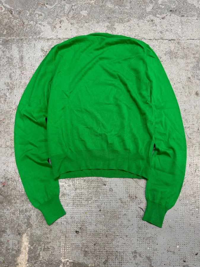 Bottega Veneta × Vintage Bottega Veneta Green Uniform Sweater Size M / US 6-8 / IT 42-44 - 2 Thumbnail