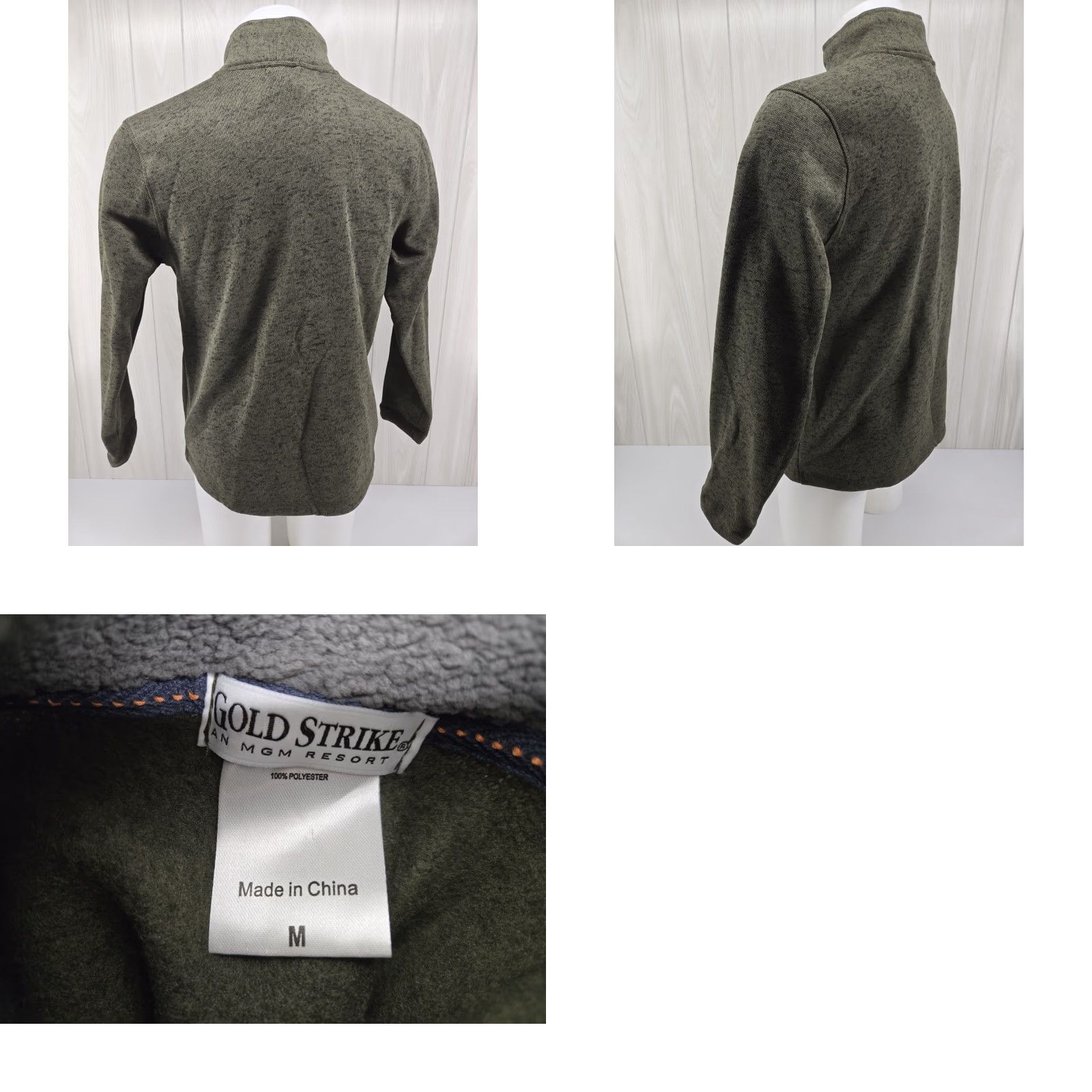 Vintage Gold Strike Casino Resort Sweatshirt Men Green XL? Size US M / EU 48-50 / 2 - 8 Thumbnail