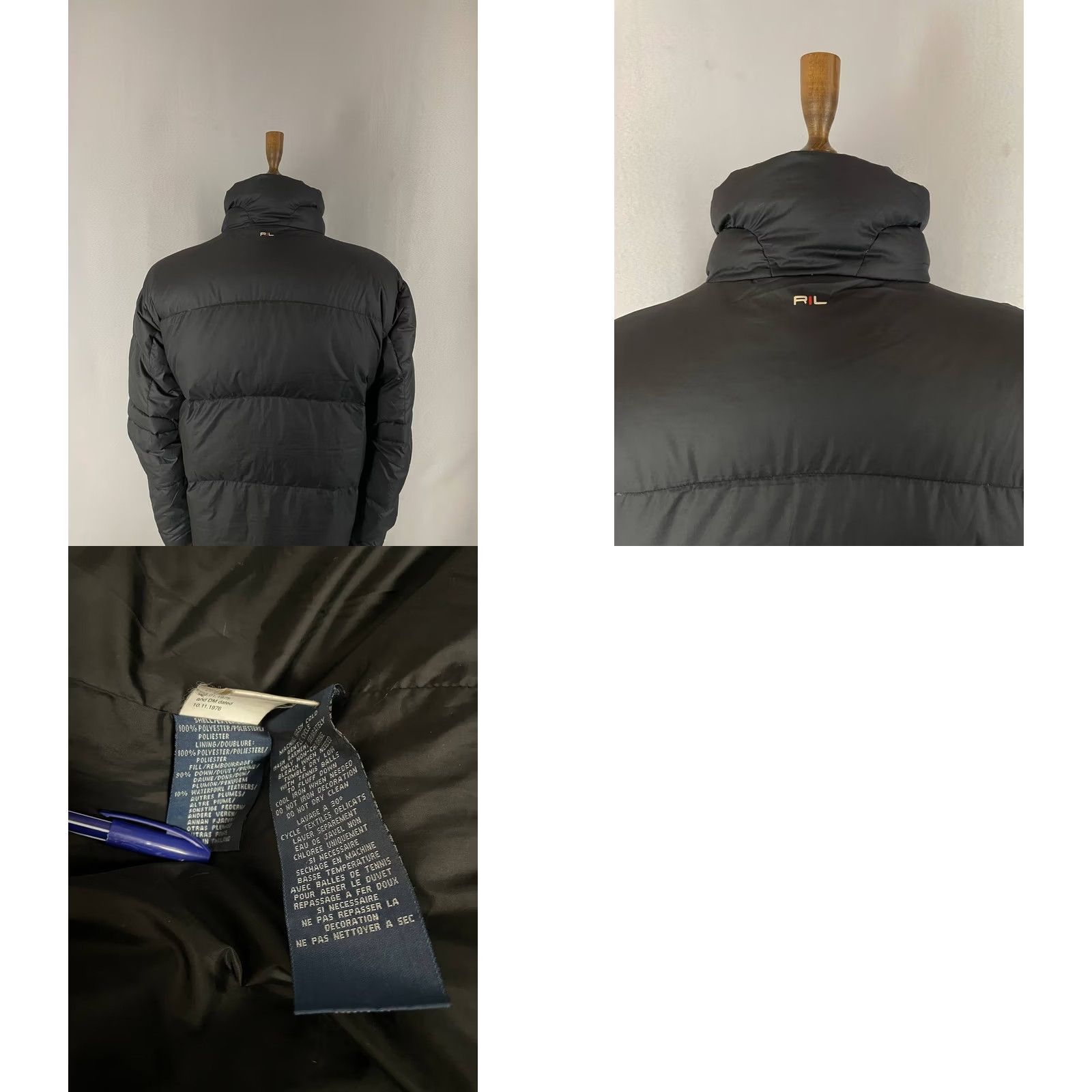 Polo Ralph Lauren Polo Ralph Lauren Mens Puffer Jacket XL Black Polyester Long Sleeve Jacket Size US XL / EU 56 / 4 - 9 Thumbnail