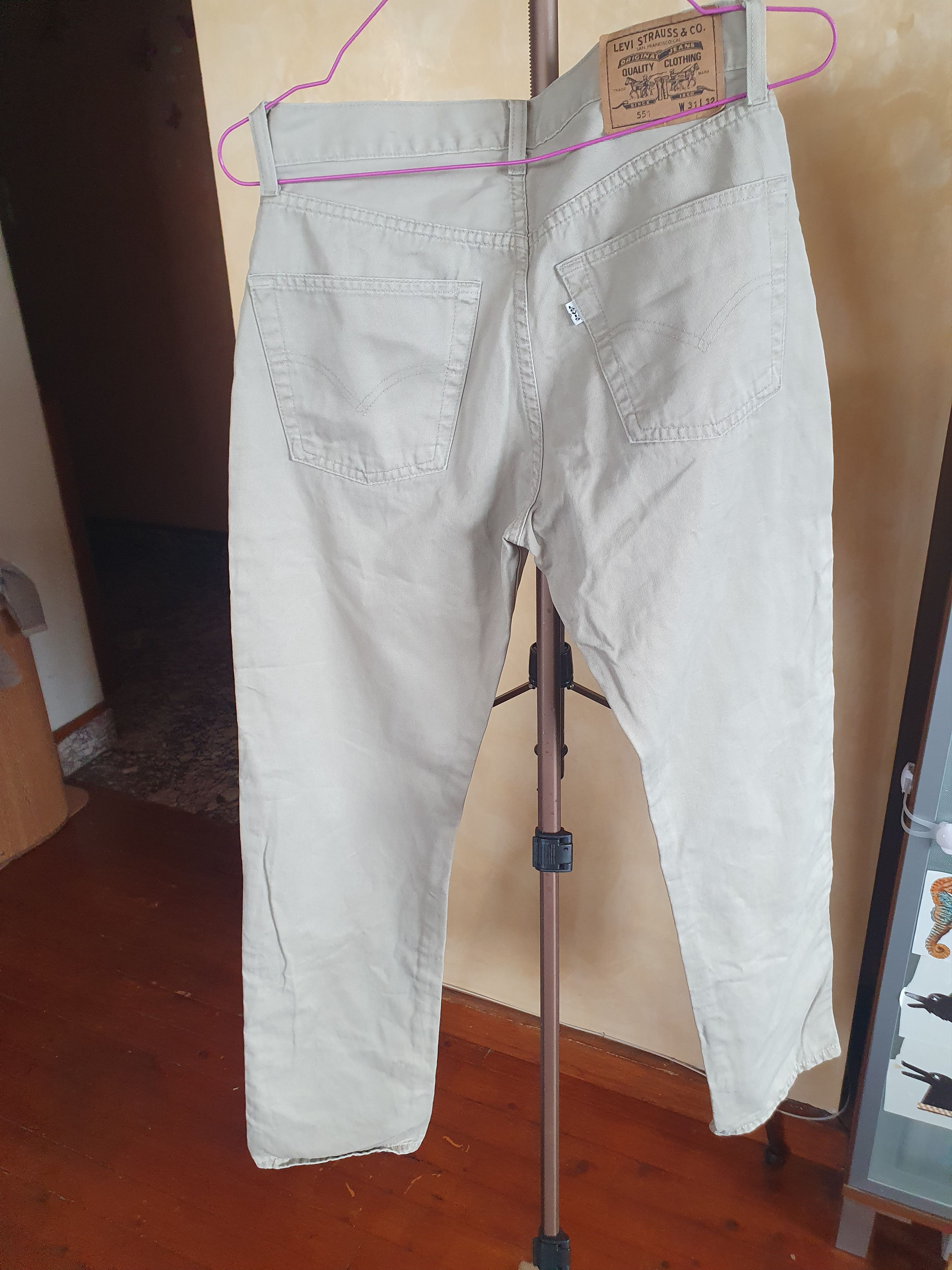 Levi's × Vintage Levi's 551 White Tab Vintage Jeans sz 31x32 Size US 31 - 10 Thumbnail