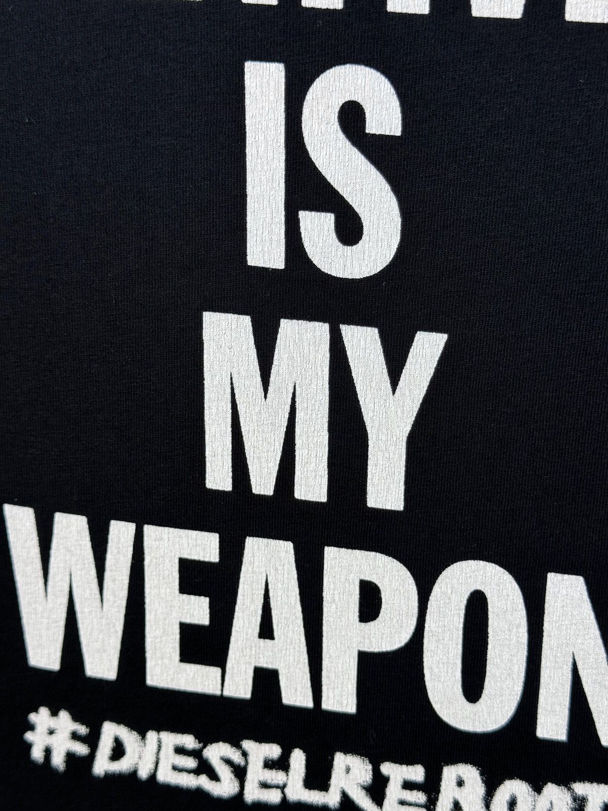 Diesel DIESEL Reboot Creativity Is My Weapon T-Shirt Size US XS / EU 42 / 0 - 6 Thumbnail
