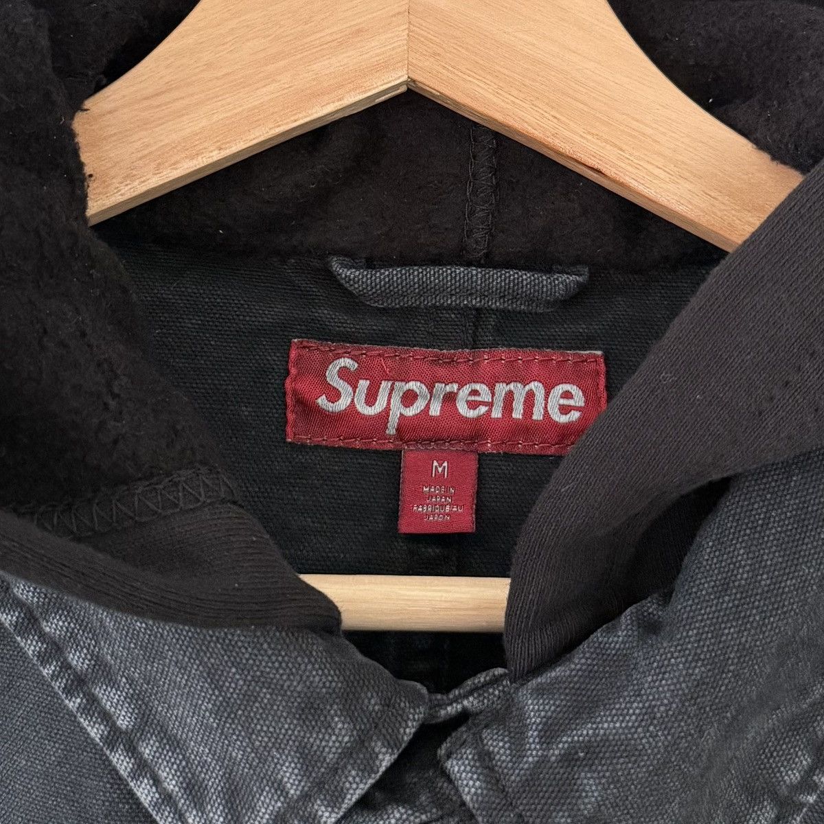 Supreme Supreme Worn Hooded Denim Chore Size US M / EU 48-50 / 2 - 2 Thumbnail