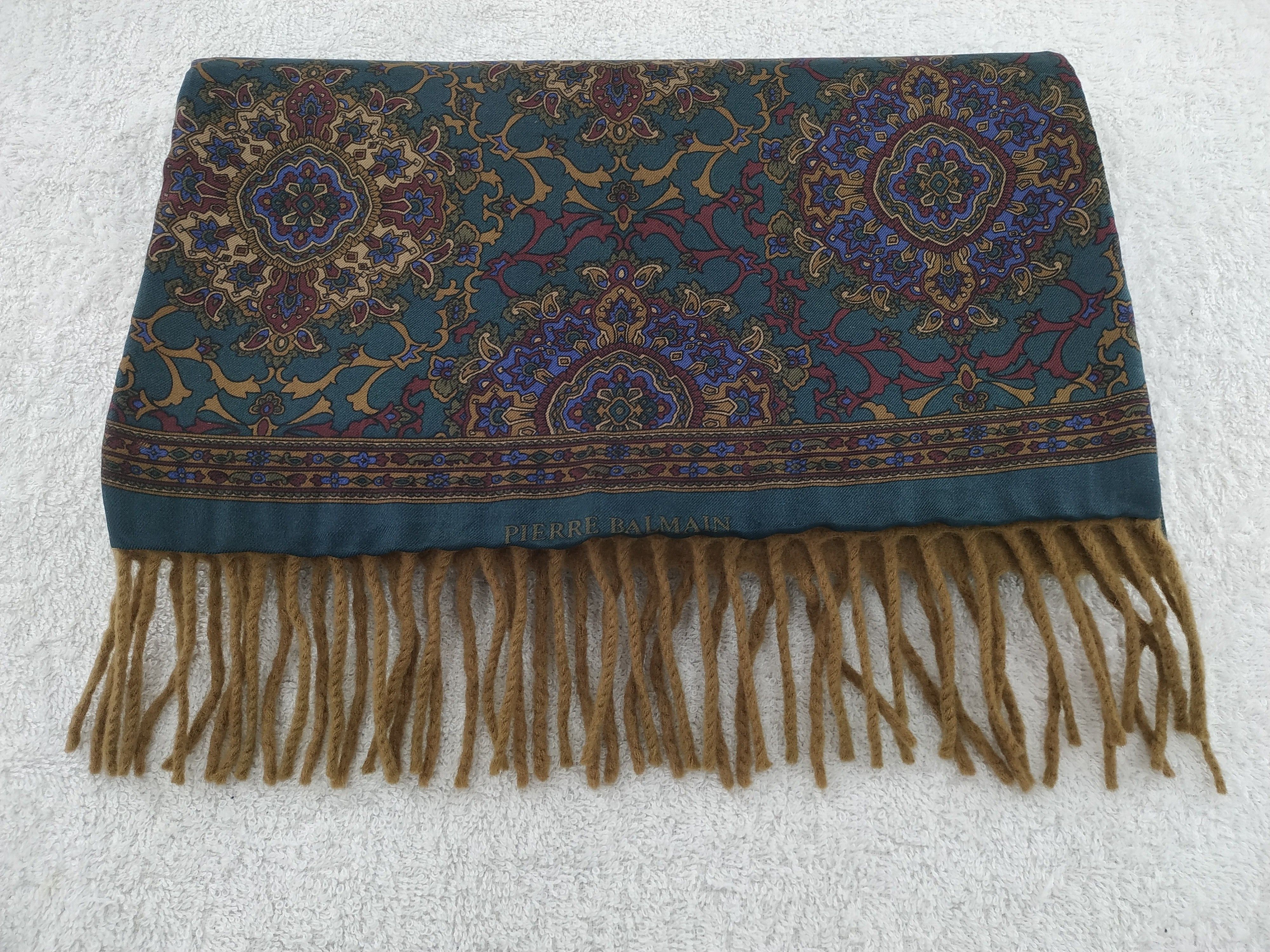 Vintage Pierre Balmain Scarf / Muffler / Neckwear - WW297 Size ONE SIZE - 3 Thumbnail