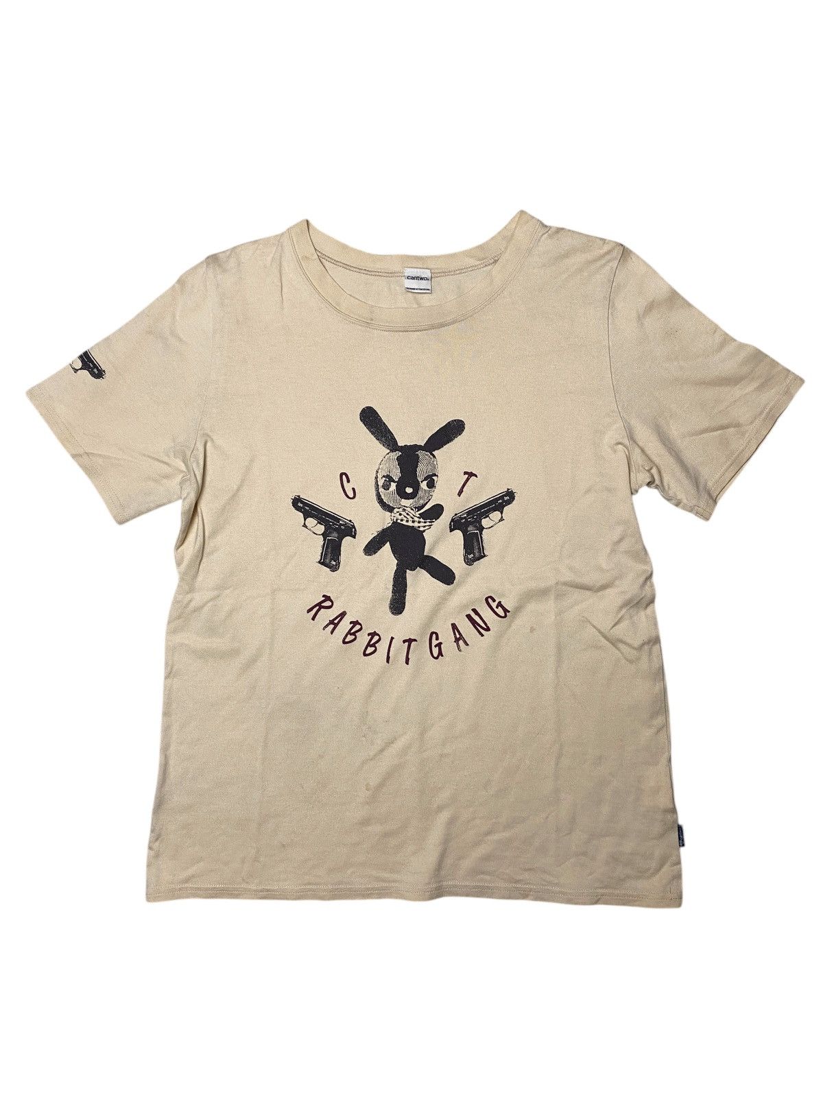 Japanese Brand 2000's Cantwo Rabbit Gun Gang Shirt Size US S / EU 44-46 / 1 - 1 Thumbnail