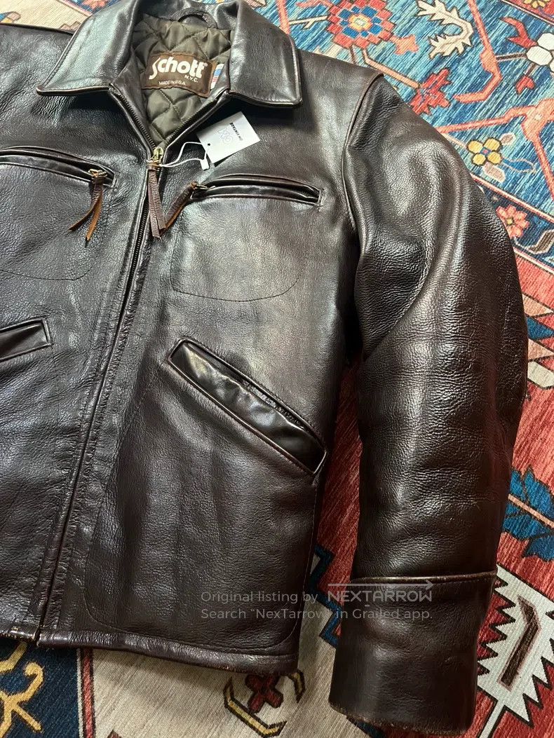 Other Heavy and thick meat oil wax bison leather Short 634 stra Size US M / EU 48-50 / 2 - 2 Thumbnail