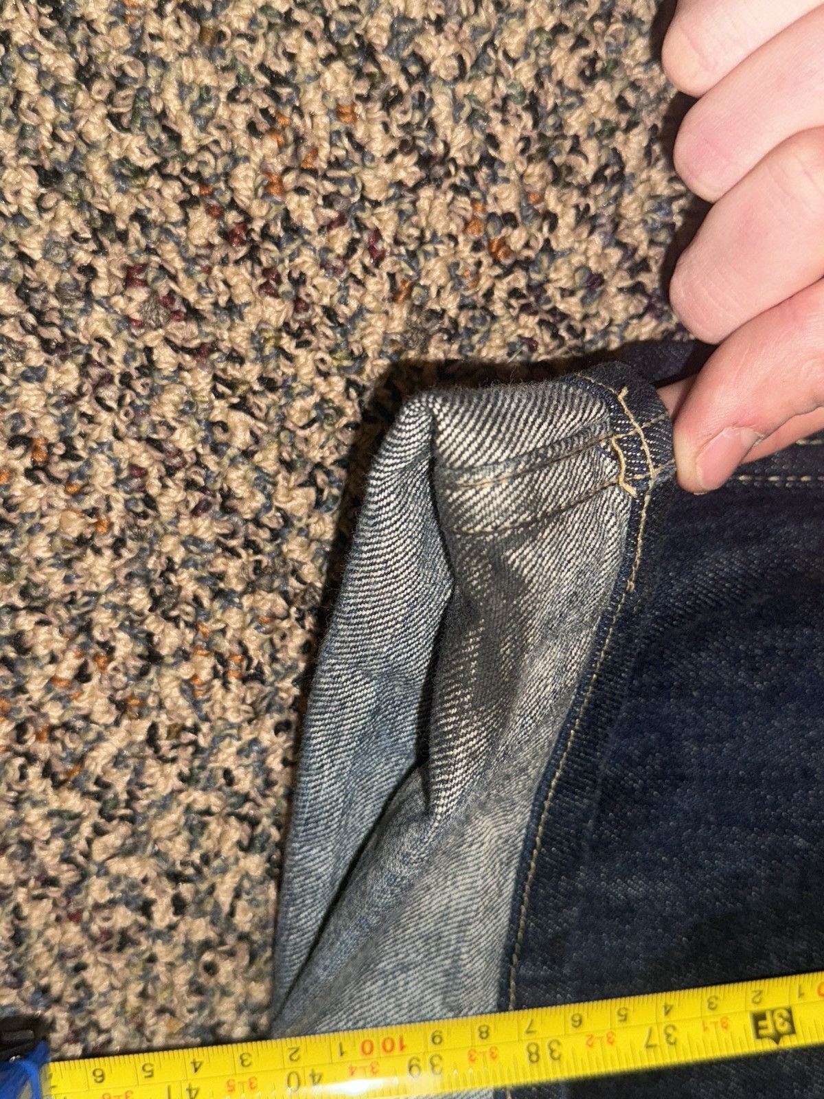 Japanese Brand HeeBee RARE Japanese Selvedge 14 oz denim 31x32 Size US 31 - 14 Thumbnail