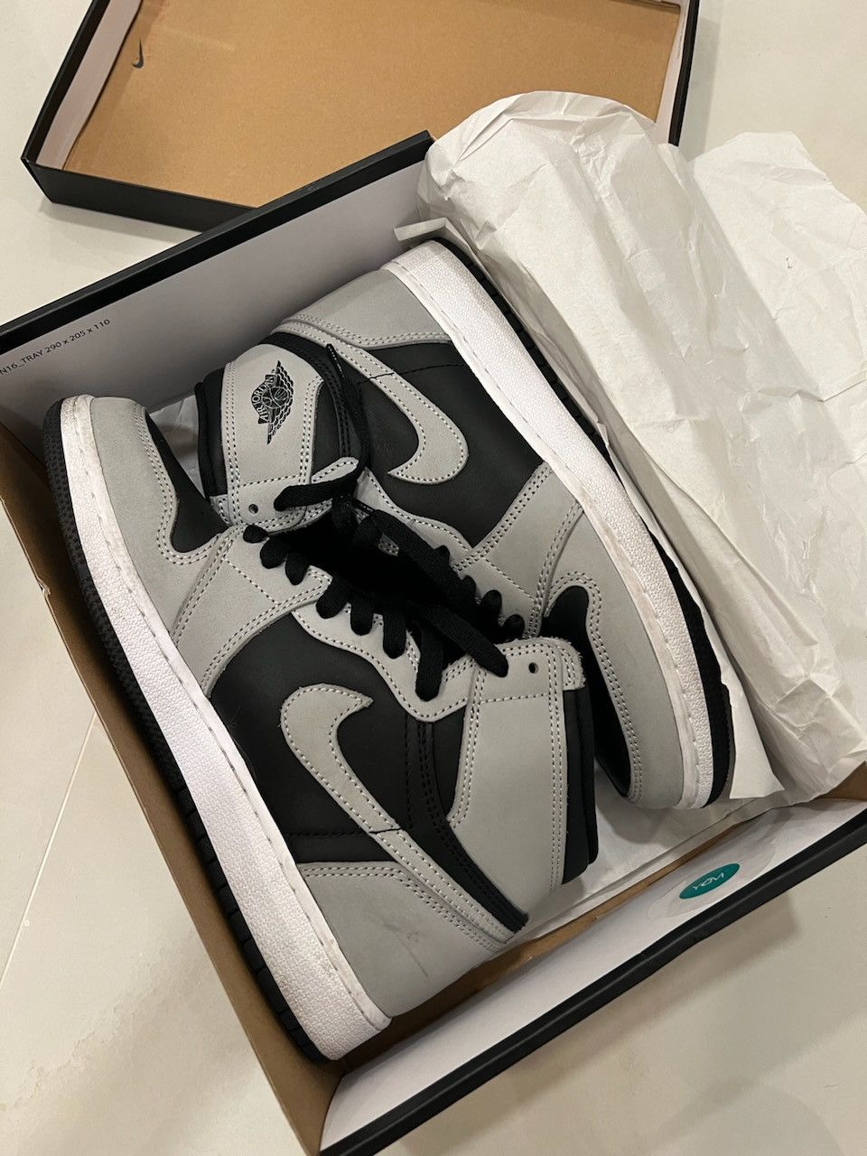 image of Shadow 2.0 Jordans Gs Size 7Y=8.5 Women's U.s Shoes in Grey/White