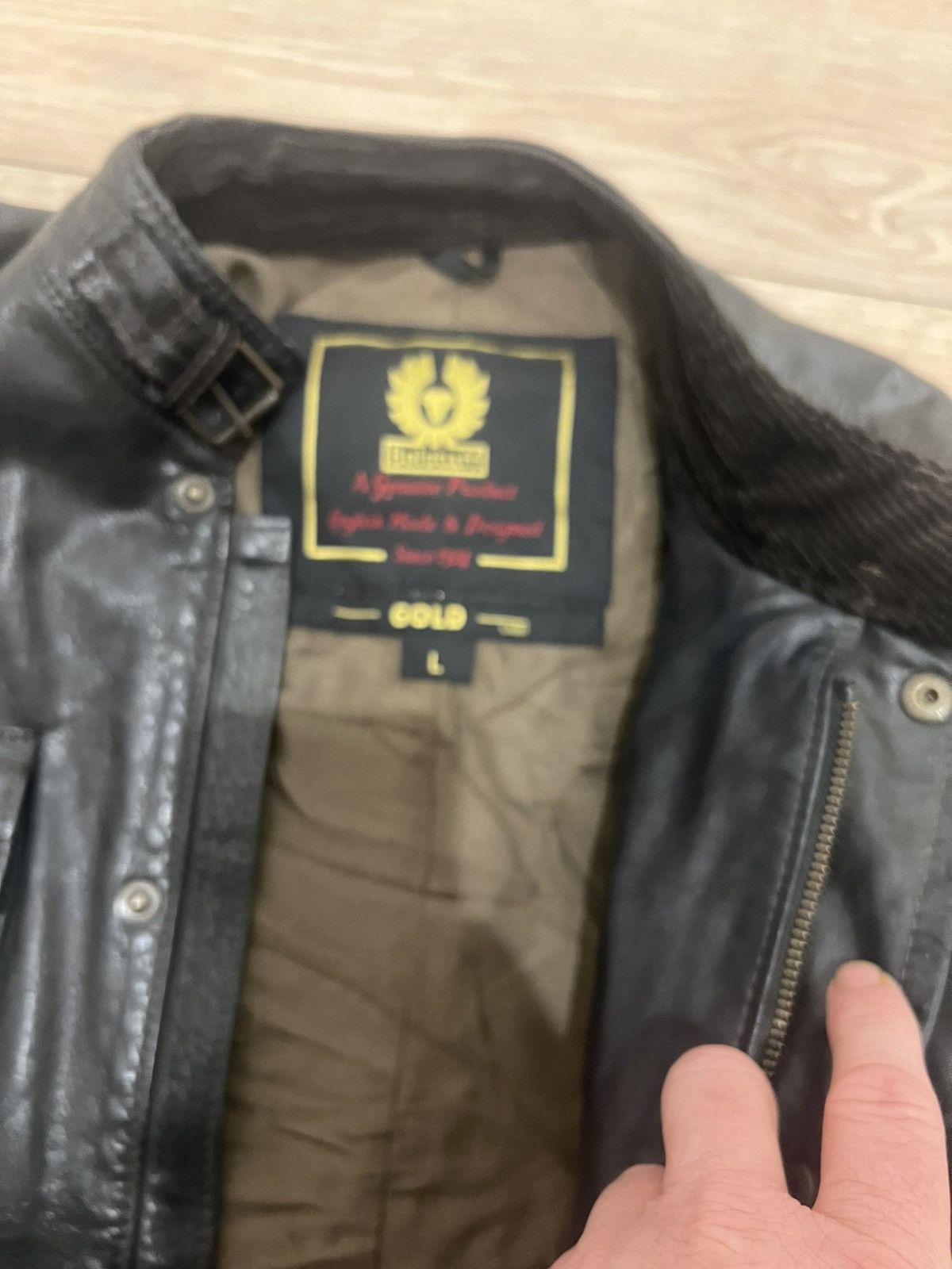 Belstaff Beautiful Belstaff Brad Leather Jacket. Antique Black. Size US L / EU 52-54 / 3 - 4 Thumbnail