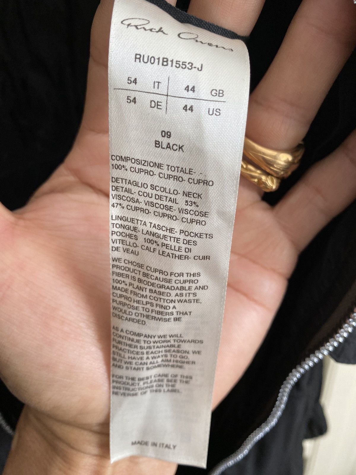 Rick Owens Rick Owens FOGACHINE bauhaus flight jumpsuit Size US 43 - 6 Thumbnail