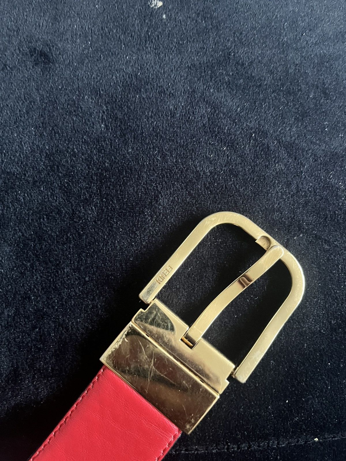Fendi FENDI BROWN MONOGRAM BELT SZ 36-38 Size 36 - 2 Thumbnail