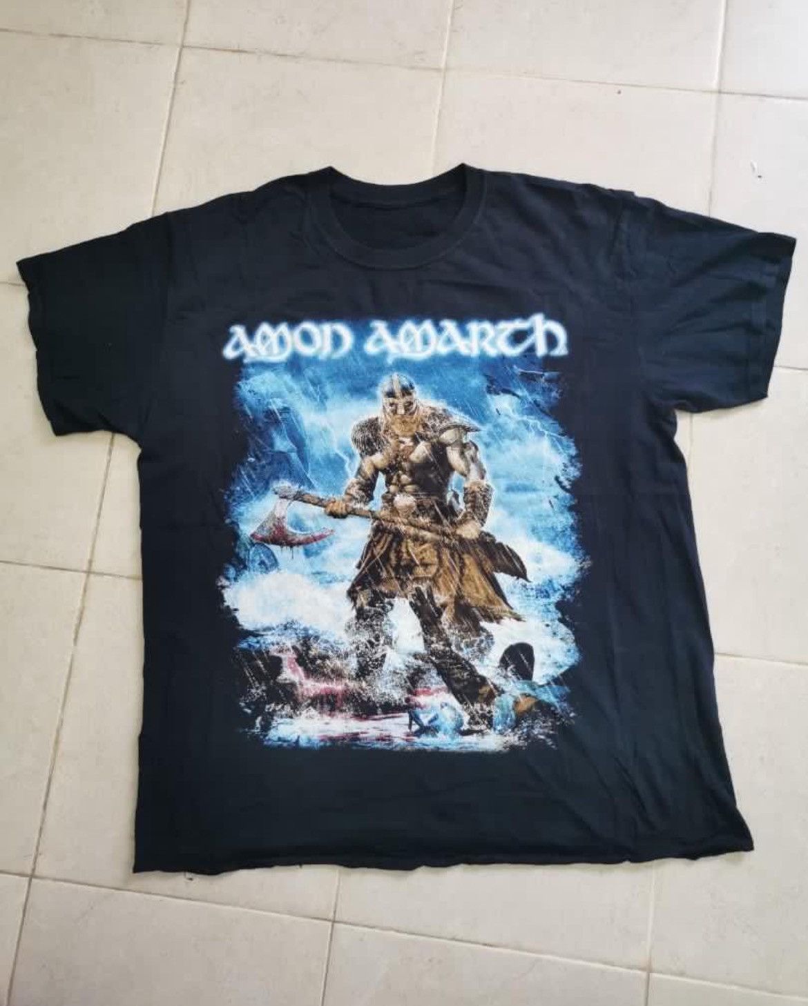 Band Tees Vintage Amon Amarth Movie USA Tour 2017 Size US XL / EU 56 / 4 - 1 Thumbnail
