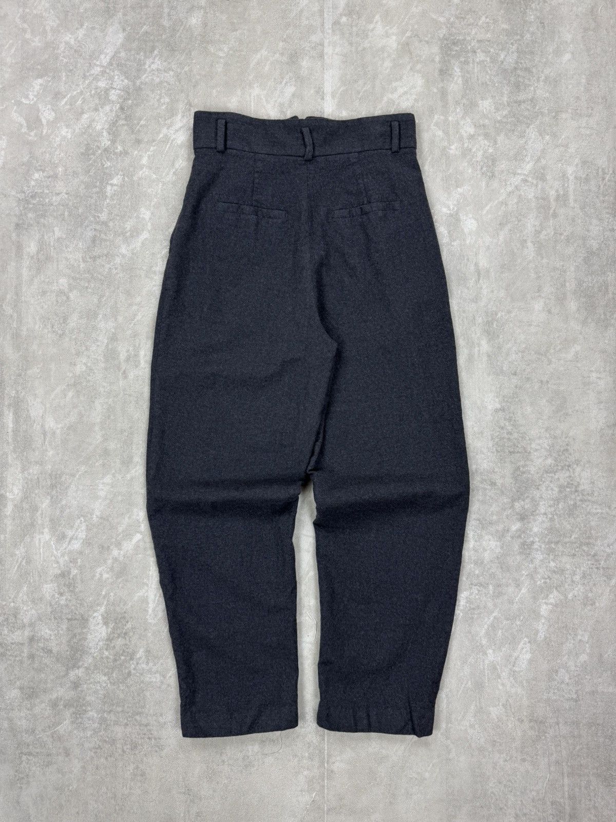 Massimo Dutti Massimo Dutti wool grey pleated trousers pants old money Size 25" / US 0 / IT 36 - 9 Thumbnail