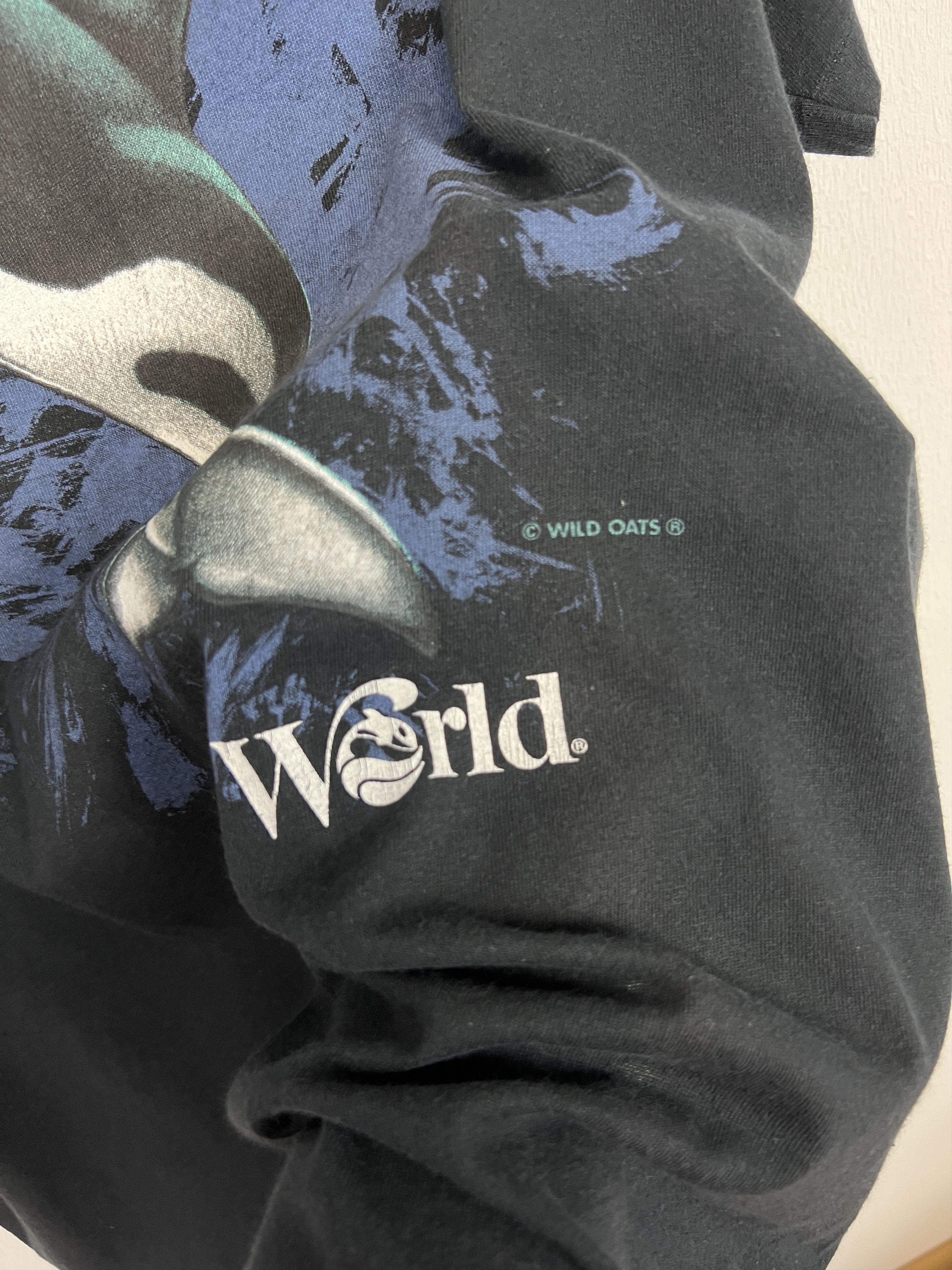 Vintage Vintage SeaWorld Shamu Orca Whale Navy Tee Over Print Size US M / EU 48-50 / 2 - 6 Thumbnail