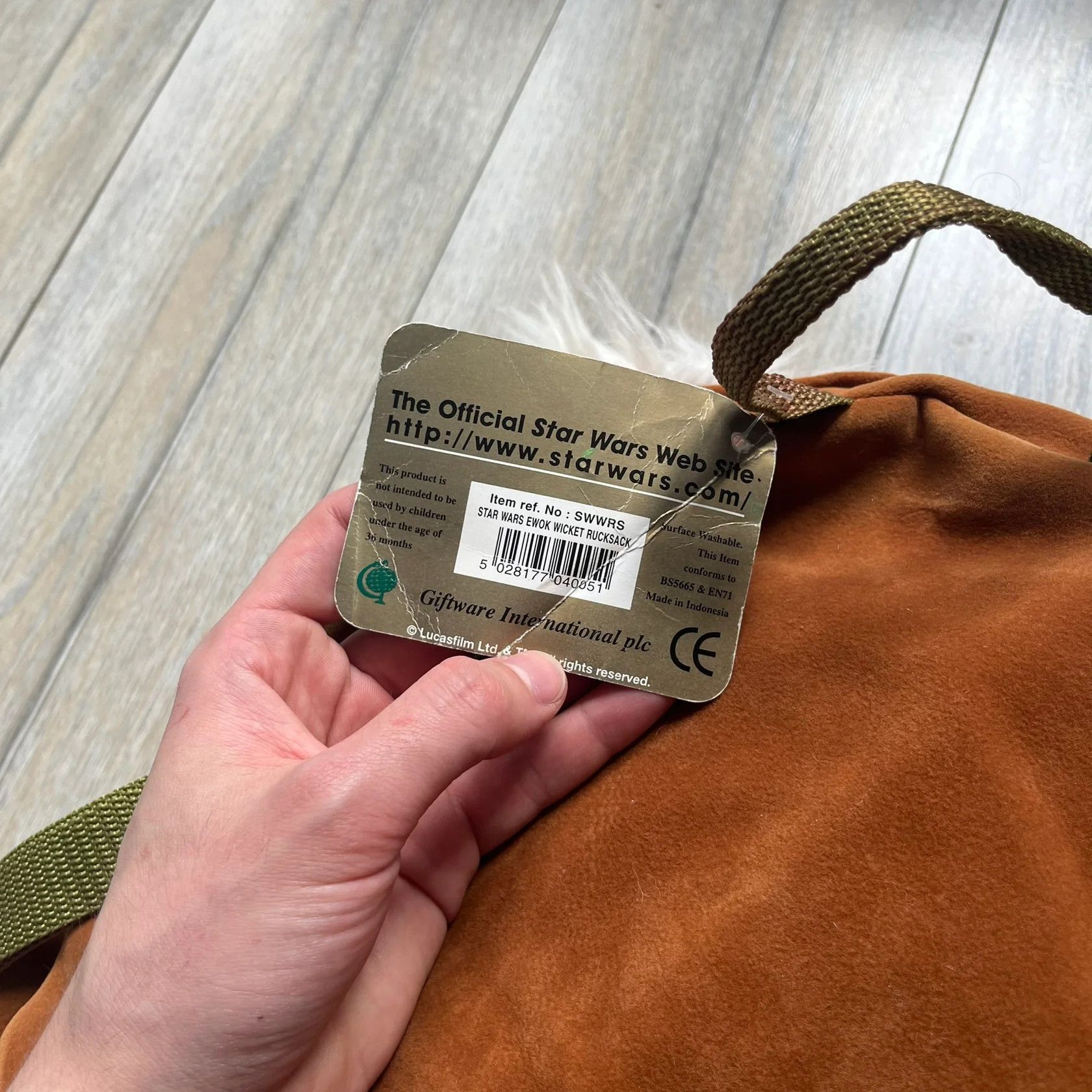 Star Wars Star Wars 90's Ewok Wicket Head Backpack Size ONE SIZE - 8 Thumbnail