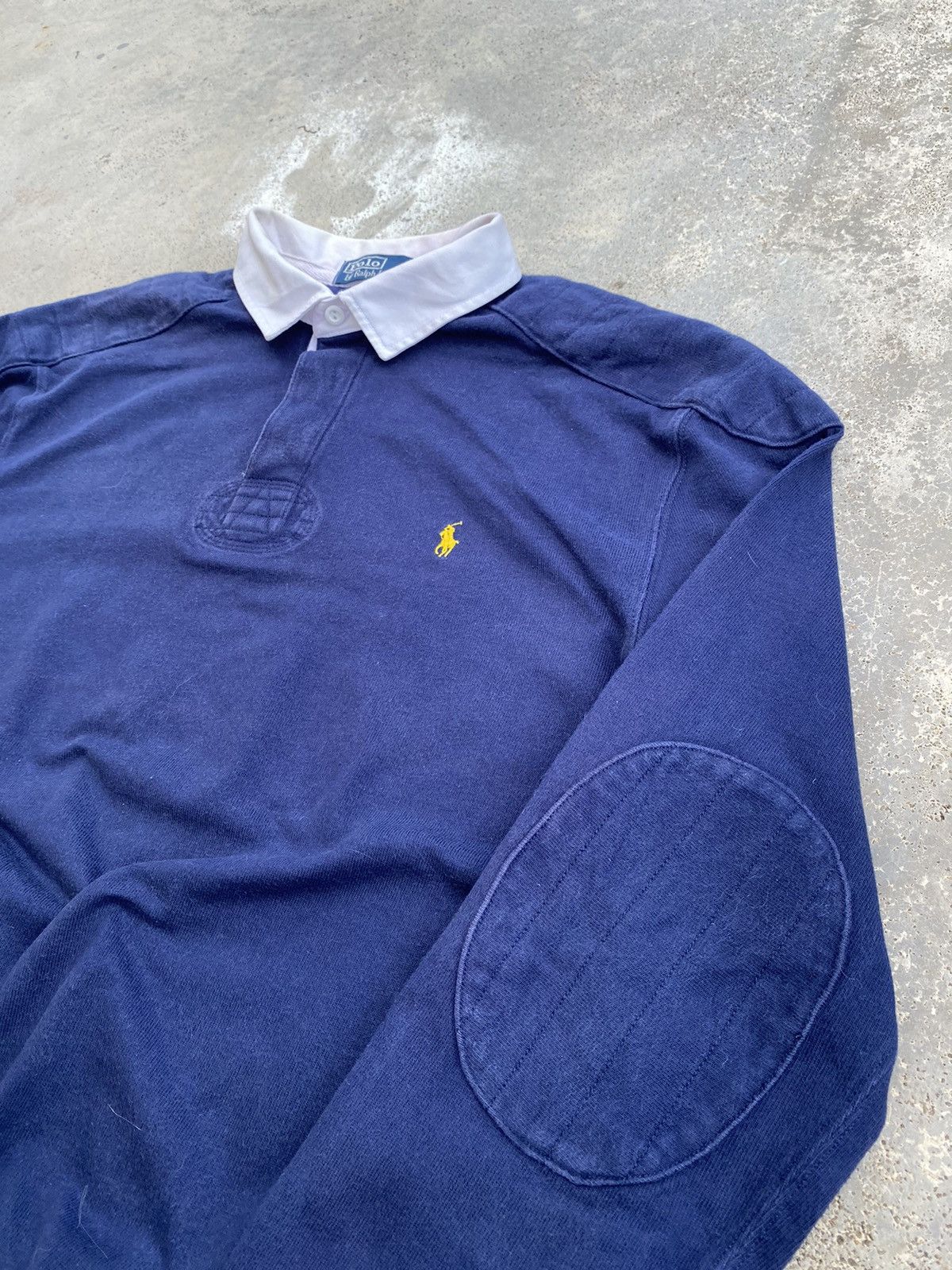 Polo Ralph Lauren Vintage Polo Ralph Lauren Rugby Long Sleeve polo shirt Size US L / EU 52-54 / 3 - 3 Thumbnail