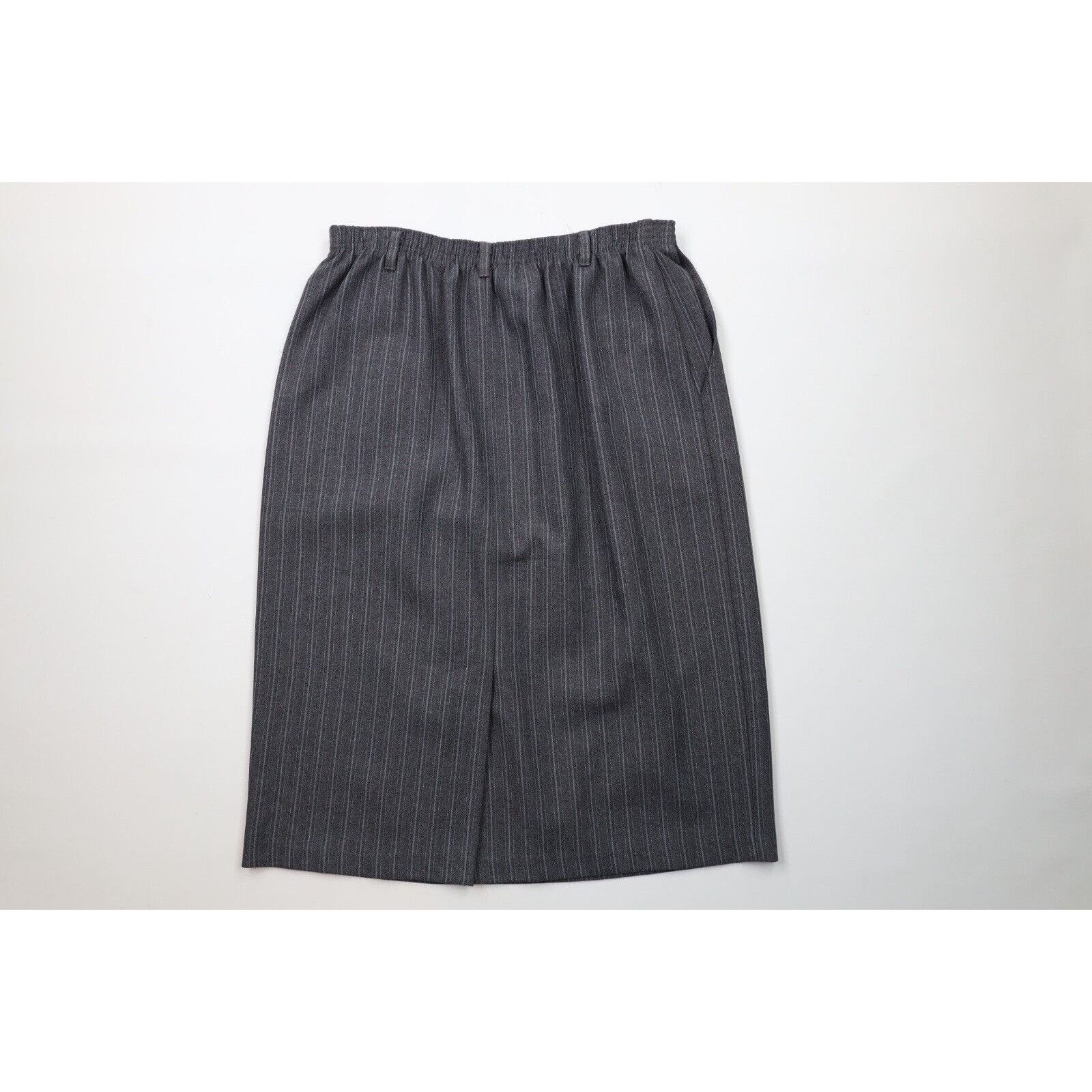 Vintage Vintage 90s Streetwear Striped Herringbone Knit Skirt Size 38" / US 16 / IT 52 - 7 Thumbnail