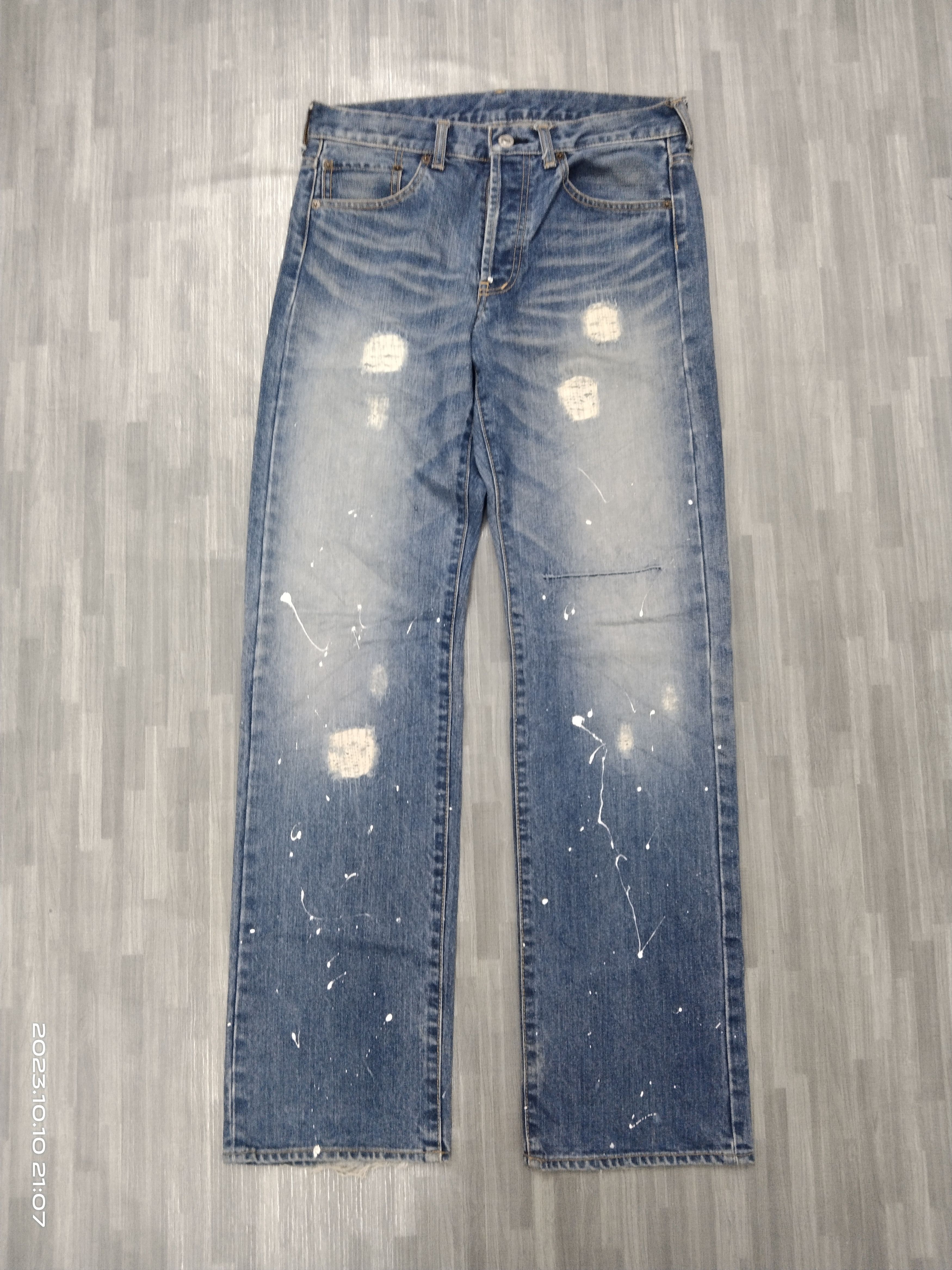 OG🇯🇵SICK SPLATTER TAKEO KAKUCHI DENIM PANTS
