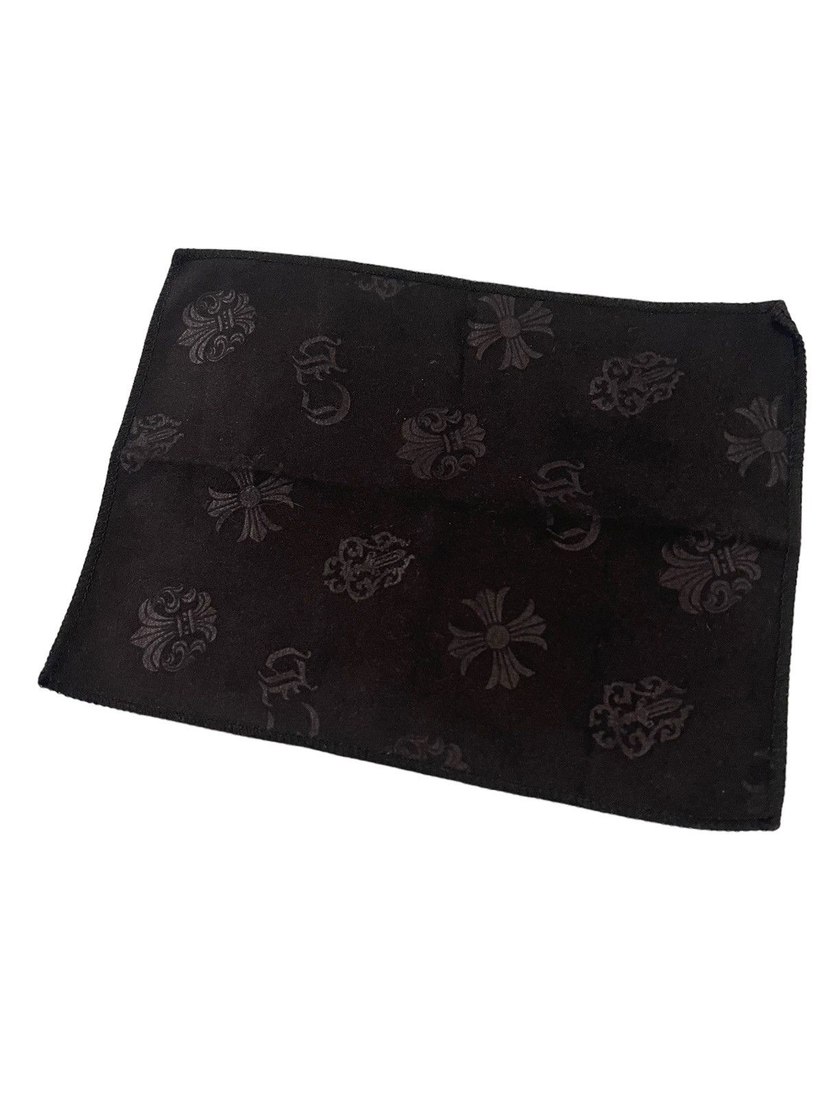 image of Chrome Hearts Multi Motif Sunglasses Cleaner in Black, Men's