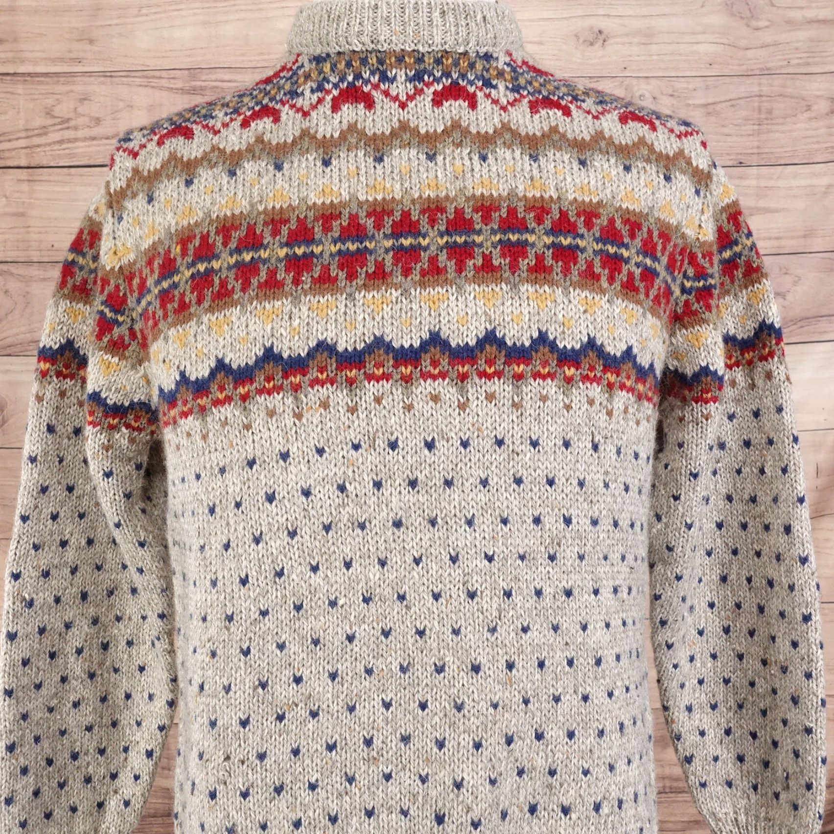 French Connection VINTAGE FRENCH CONNECTION NO 2 ARGYLE POLKA DOT PULLOVER SWEATER MENS L Size US L / EU 52-54 / 3 - 2 Thumbnail