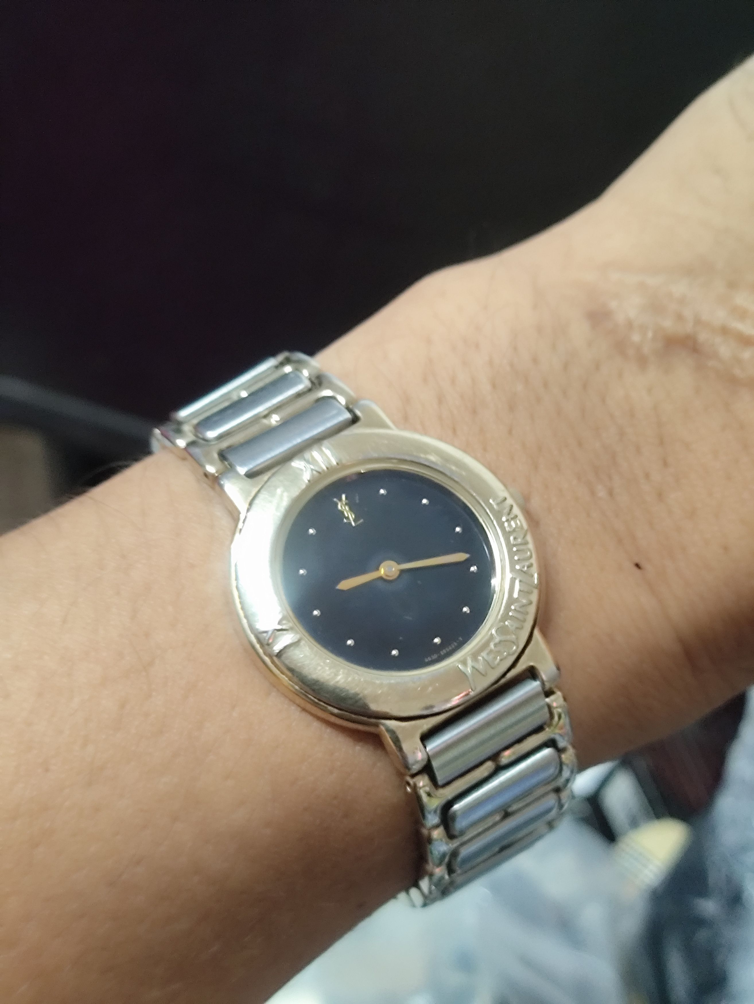 Designer × Vintage × Yves Saint Laurent Vintage Yves Saint Laurent Ladies Watch (Fully steel) Size ONE SIZE - 2 Thumbnail